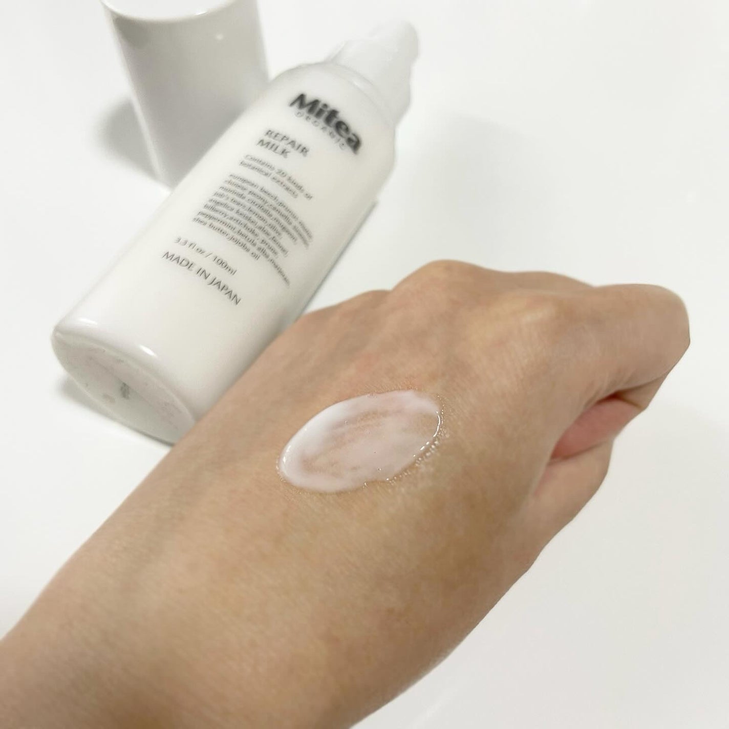 ミティア リペアミルク(乳液・オールインワン) ウッディラベンダーの香り/ミティア オーガニック/乳液を使ったクチコミ(2枚目)