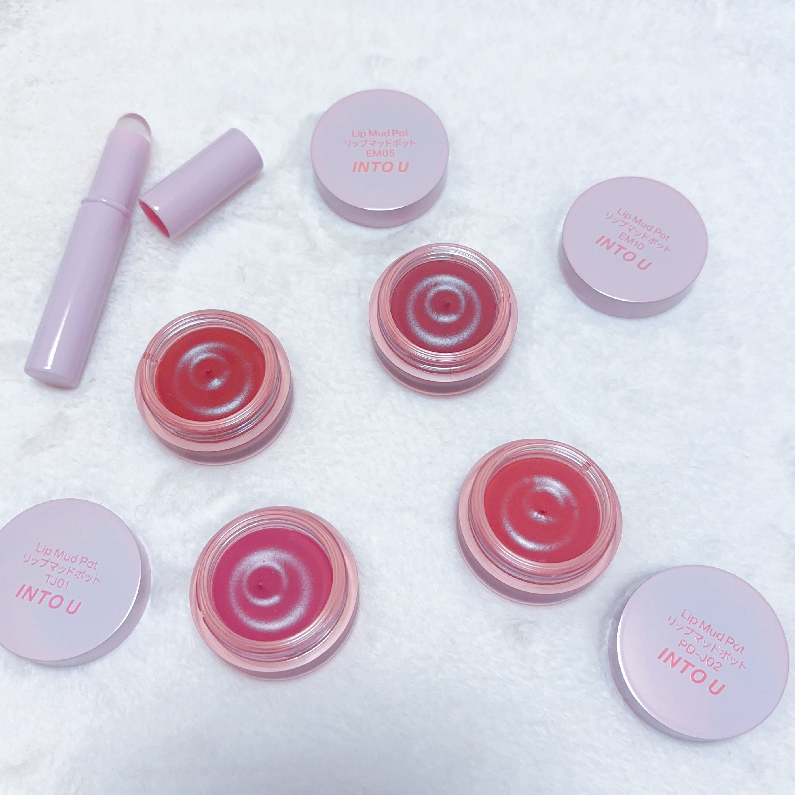 リップマッドポット/INTO U/口紅を使ったクチコミ（1枚目）