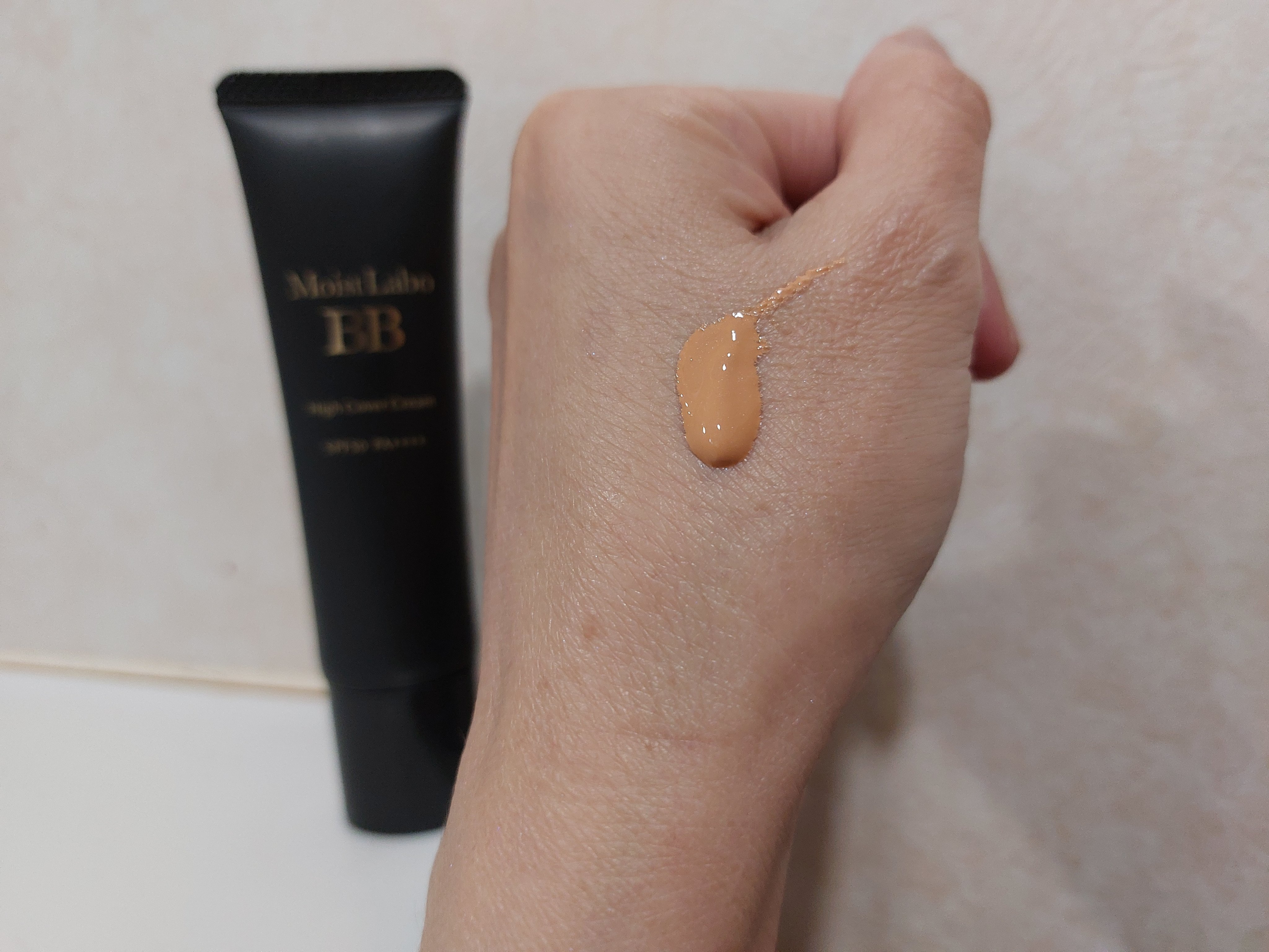 モイストラボ　ハイカバー薬用美白BBクリーム/Moist Labo/BBクリームを使ったクチコミ（2枚目）