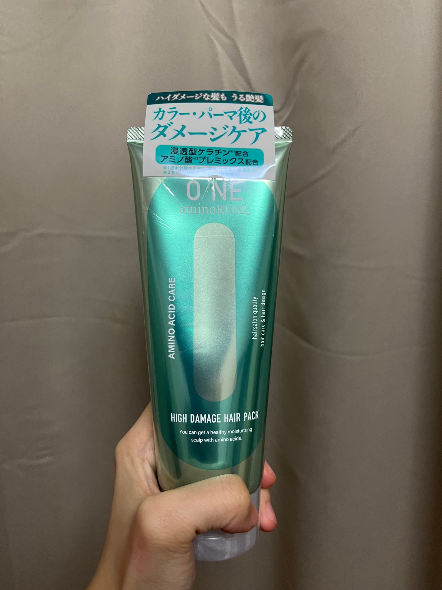 ワン アミノレスキュー ハイダメージヘアパック/アミノレスキュー/ヘアマスク・ヘアパックを使ったクチコミ(1枚目)