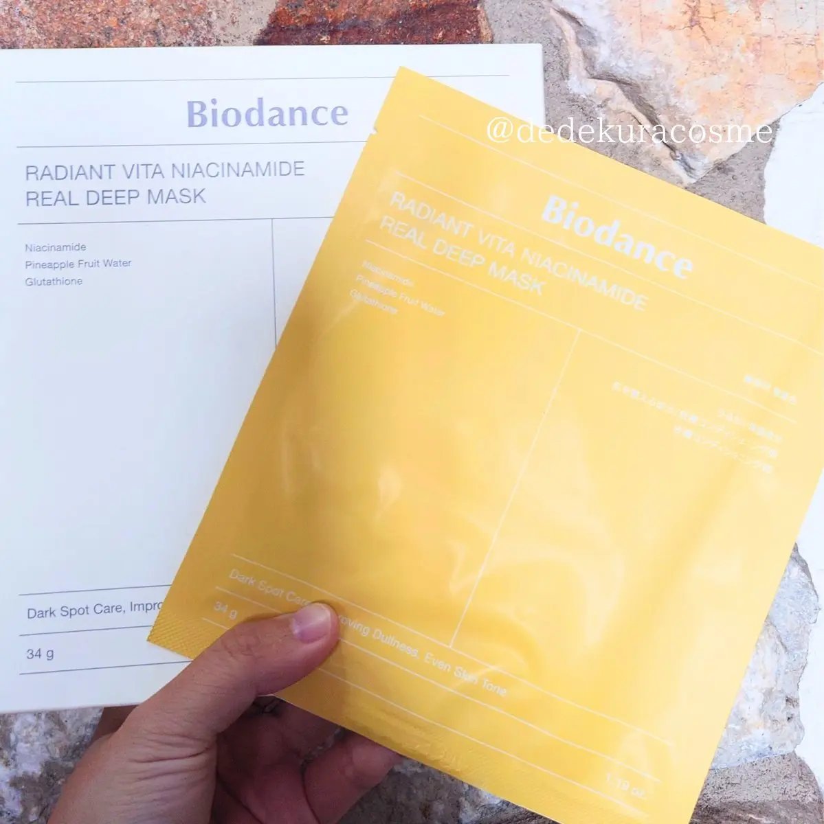 ビタナイアシンアミド リアルディープマスク/Biodance/シートマスク・パックを使ったクチコミ（1枚目）