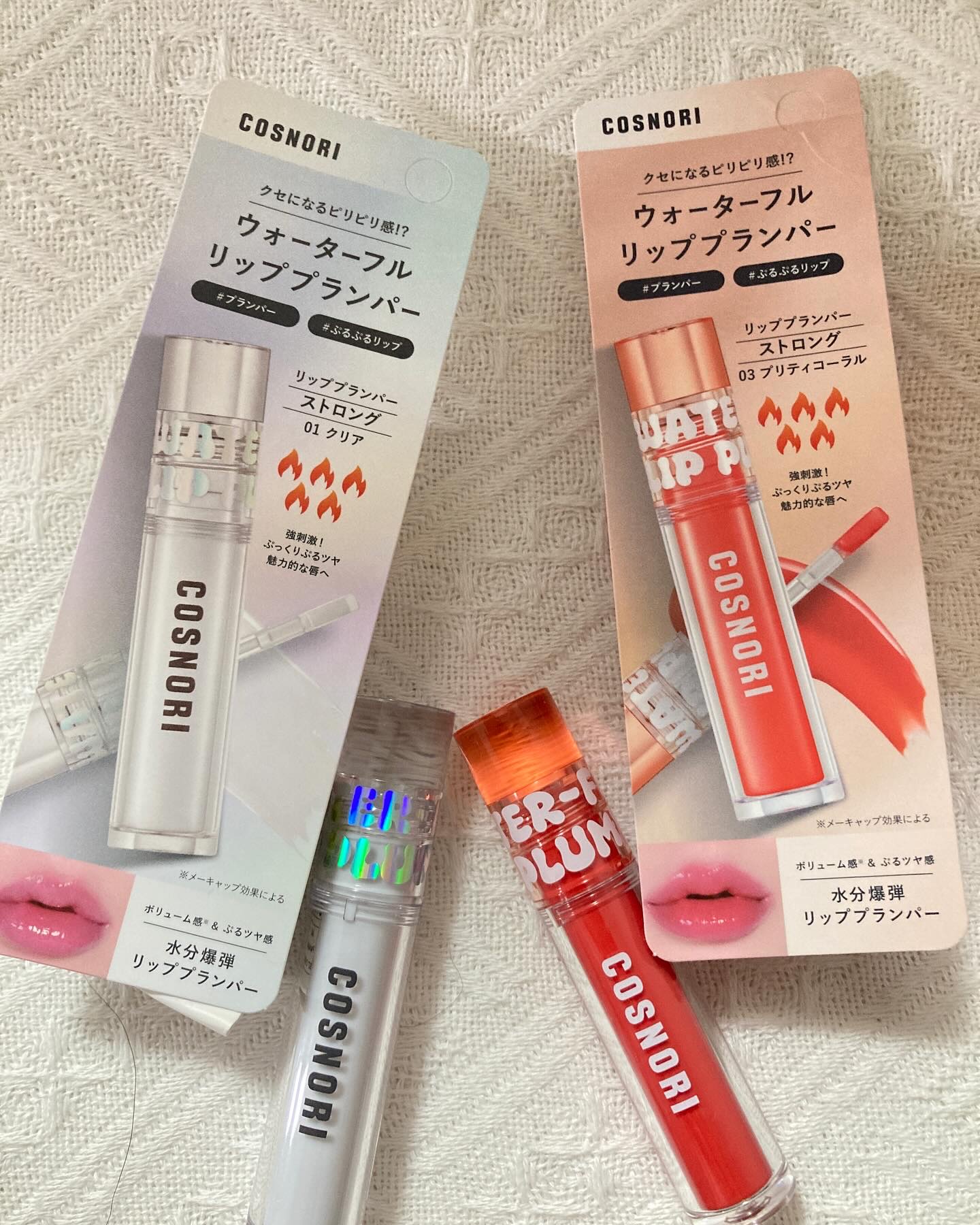 ウォーターフルリッププランパー/COSNORI/リッププランパーを使ったクチコミ（3枚目）
