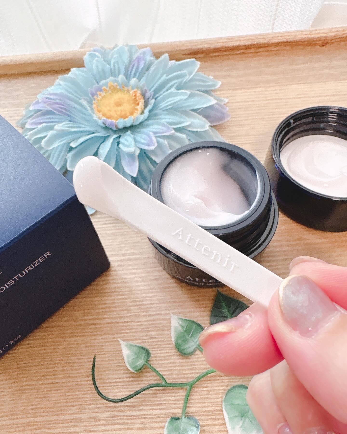 アテニア ミッドナイトモイスチャライザー/アテニア/フェイスクリームを使ったクチコミ（3枚目）