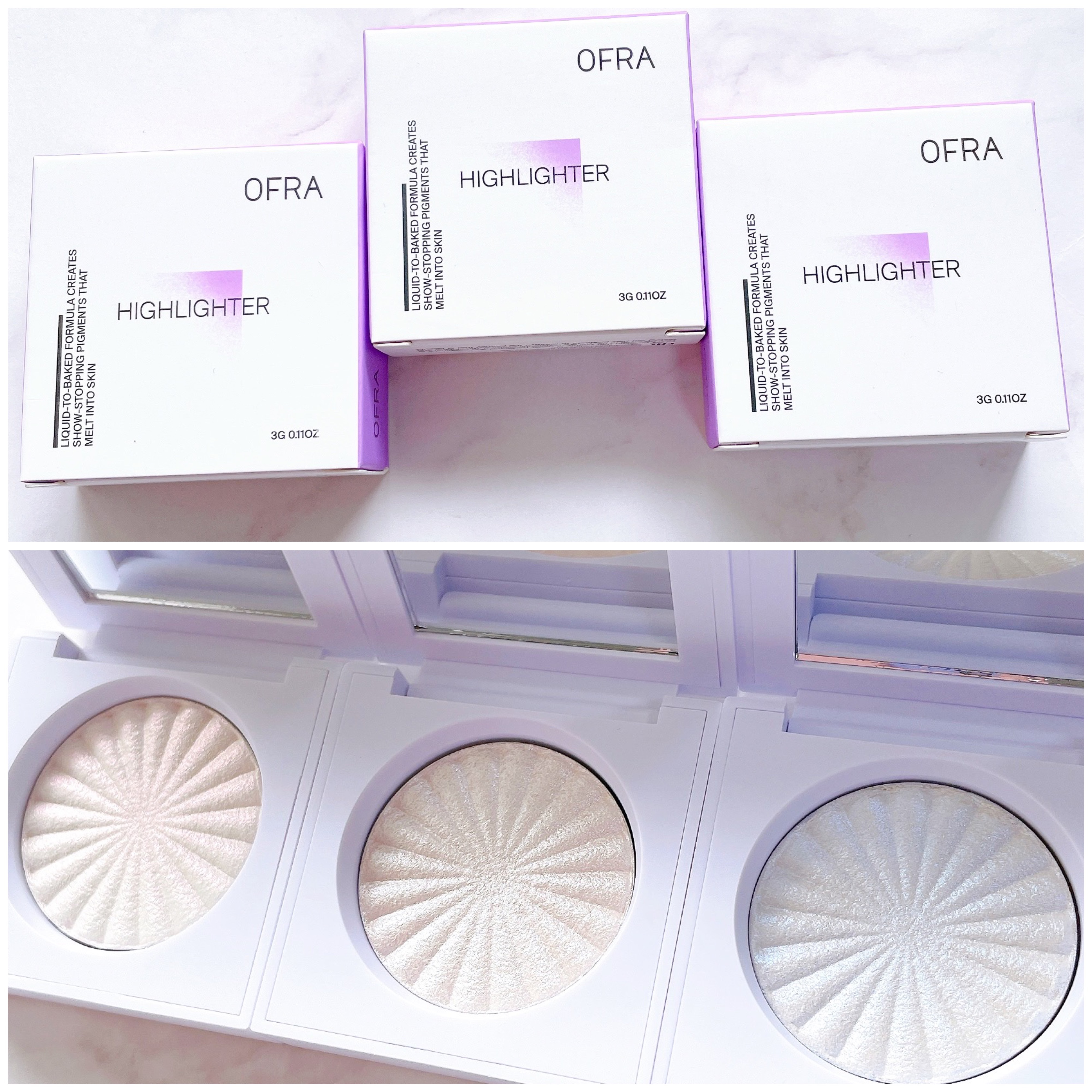 OFRA mini Highlighter/Ofra Cosmetics/パウダーハイライトを使ったクチコミ（2枚目）