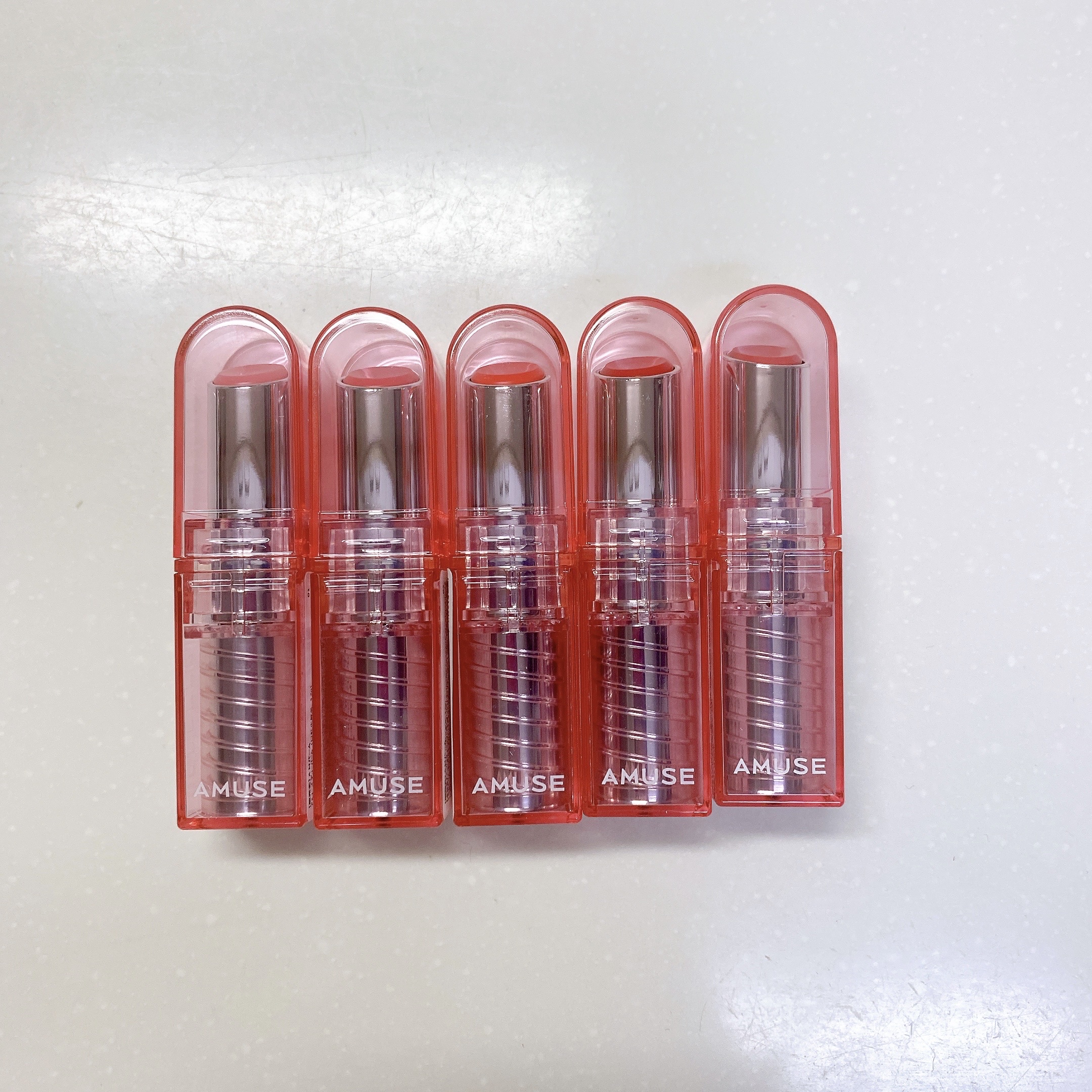 デューバーム 05アミューズガール/AMUSE/口紅・グロス・リップライナー・リップケアを使ったクチコミ（2枚目）