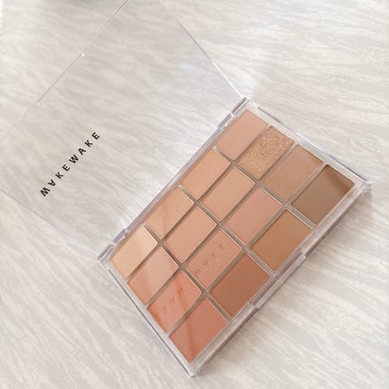 ソフトブラーリングアイパレット 05.ミュートコーラルブラーリング/wakemake/アイシャドウパレットを使ったクチコミ(1枚目)