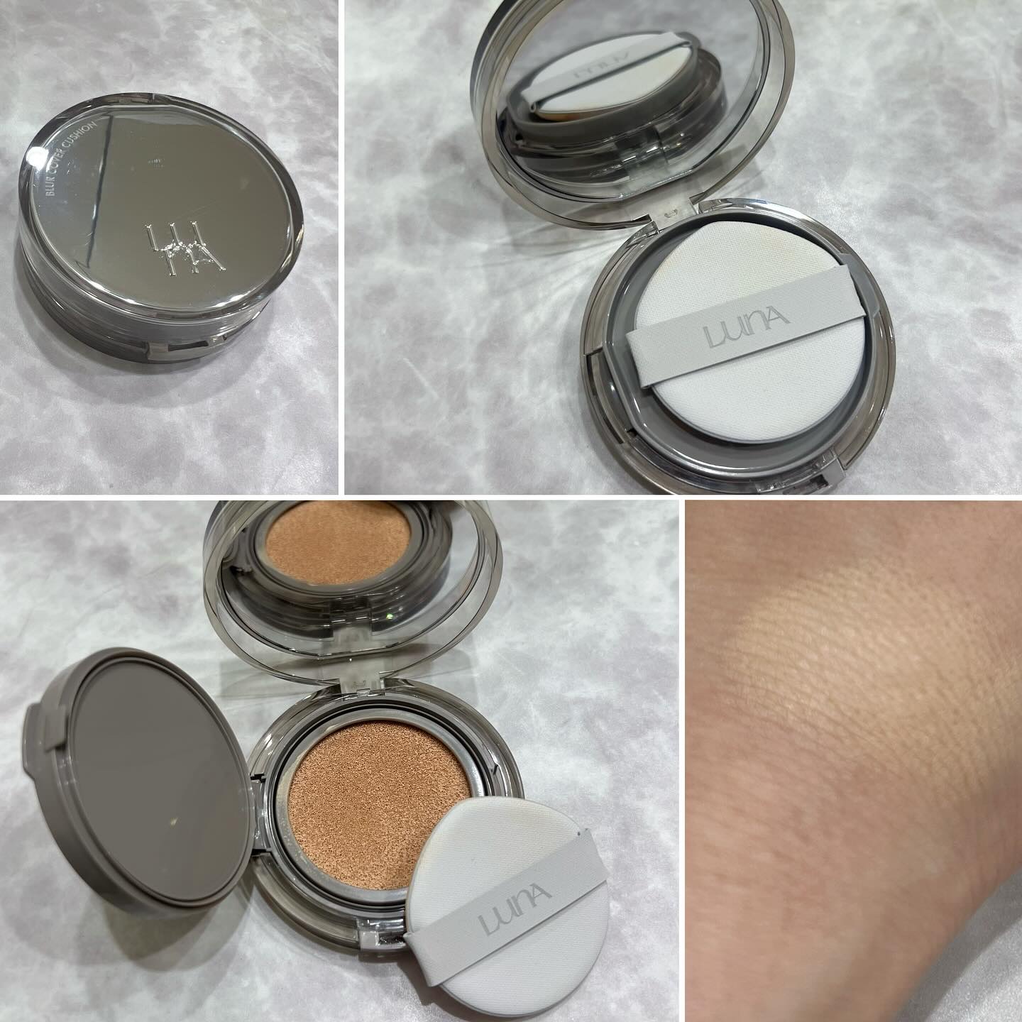 ブラーカバークッション/LUNA/クッションファンデーションを使ったクチコミ（3枚目）