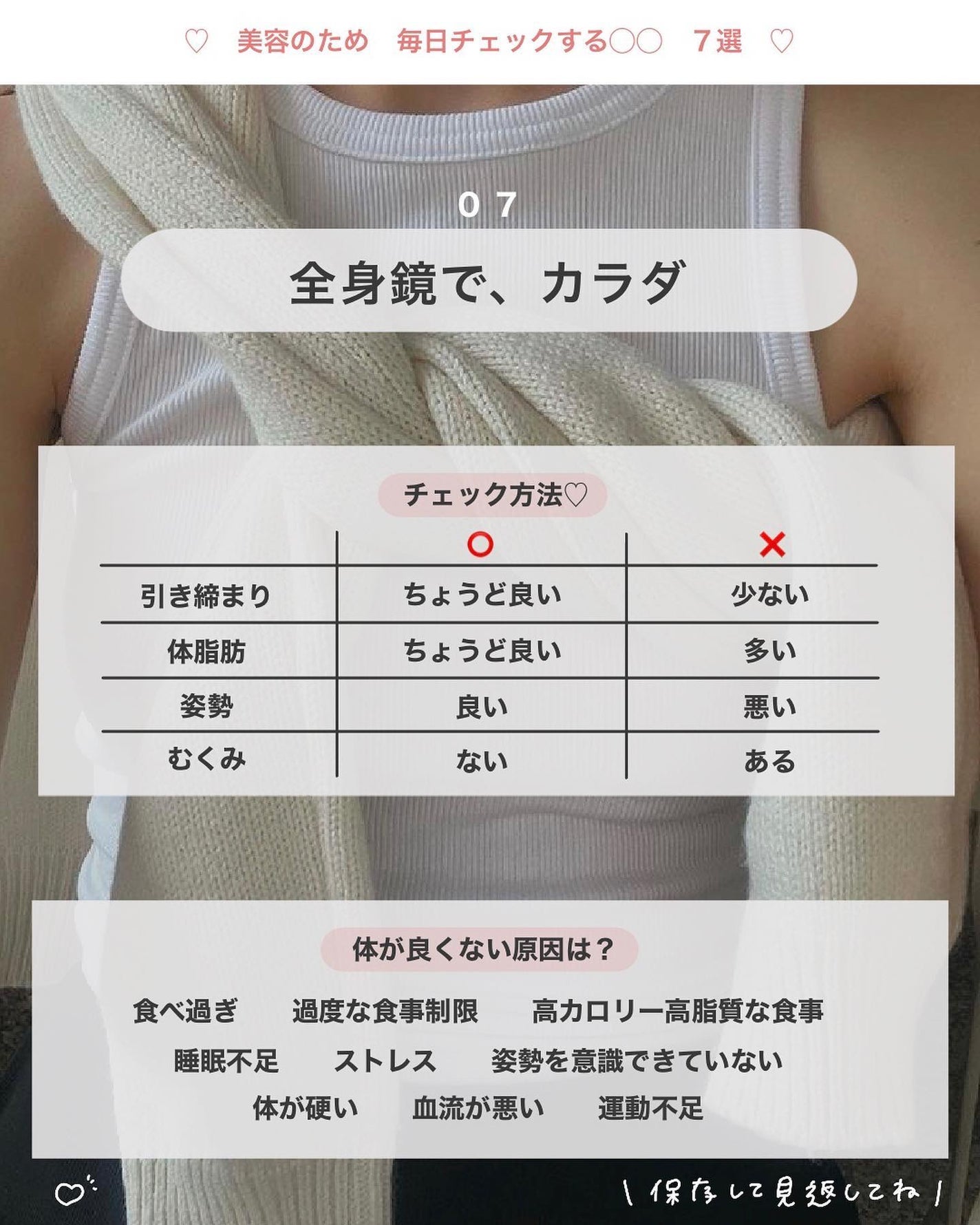 アビ|お金をかけない美容♡ on LIPS 「「舌」「う◯ち」「おしっこ」「肌」「体」これらは毎日、違います..」(8枚目)