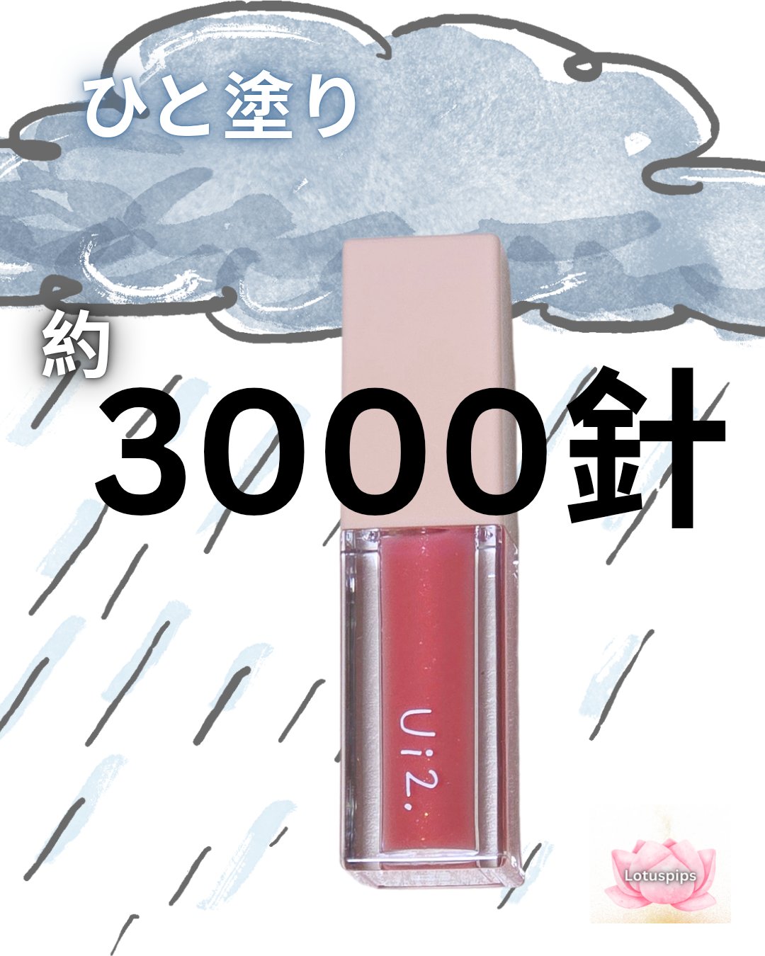 ニードルプランパー 電撃チェリー/Ui2./リッププランパーを使ったクチコミ（1枚目）