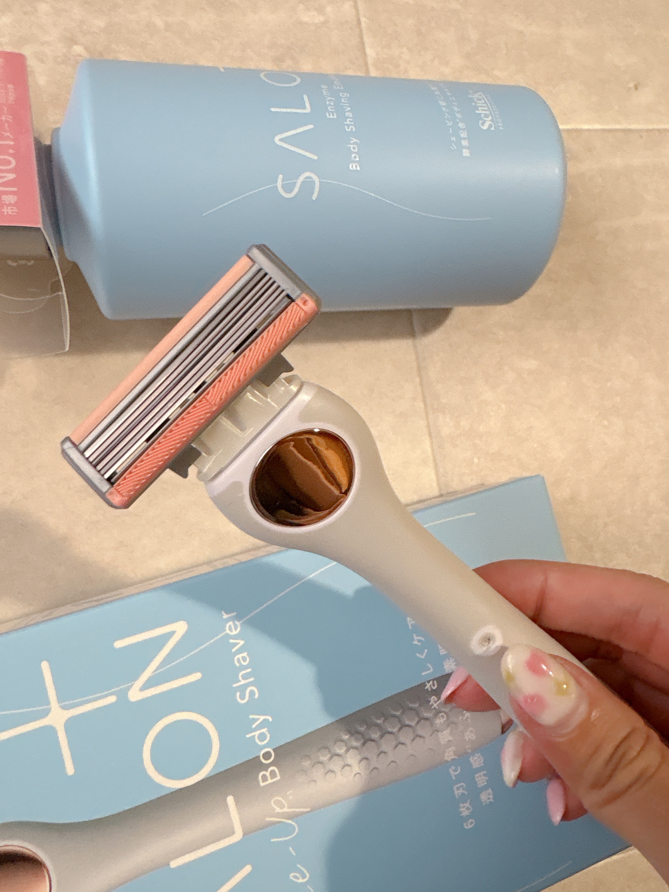 サロンプラス エンザイム ボディ シェービングエマルジョン/サロンプラス/ムダ毛ケアを使ったクチコミ（2枚目）