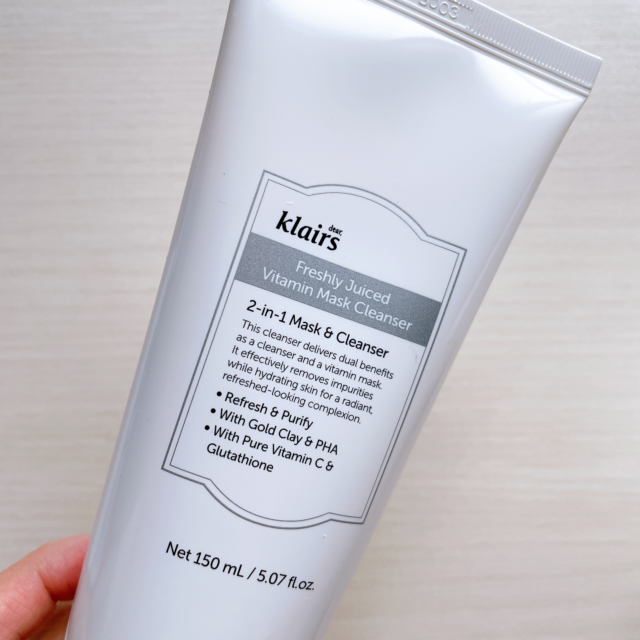 ヒアルビタグルパッククレンザー/Klairs/洗顔フォームを使ったクチコミ（1枚目）