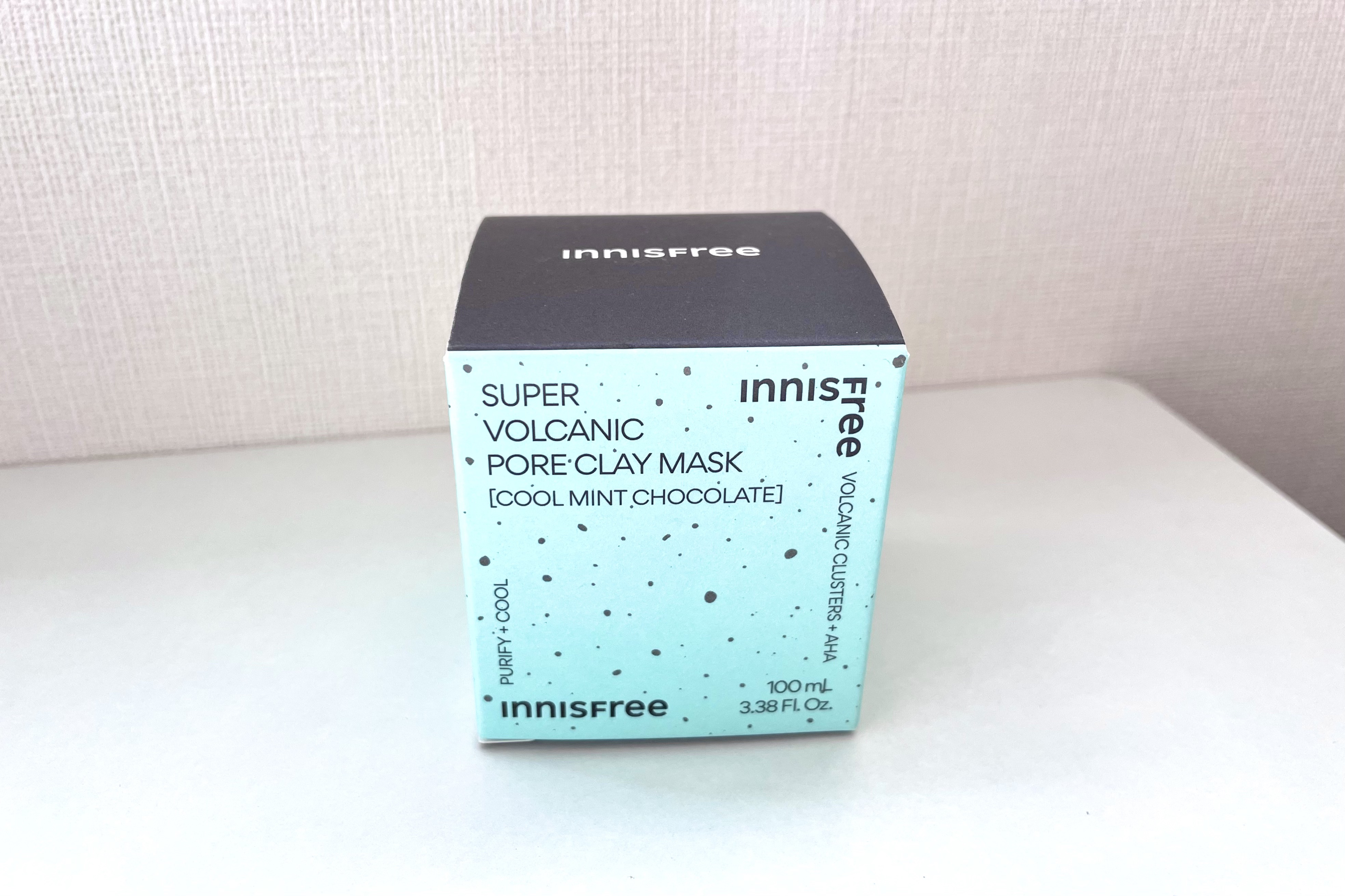 スーパーヴォルカニック　ポア　クレイマスク　クールミントチョコレート/innisfree/洗い流すパック・マスクを使ったクチコミ（1枚目）