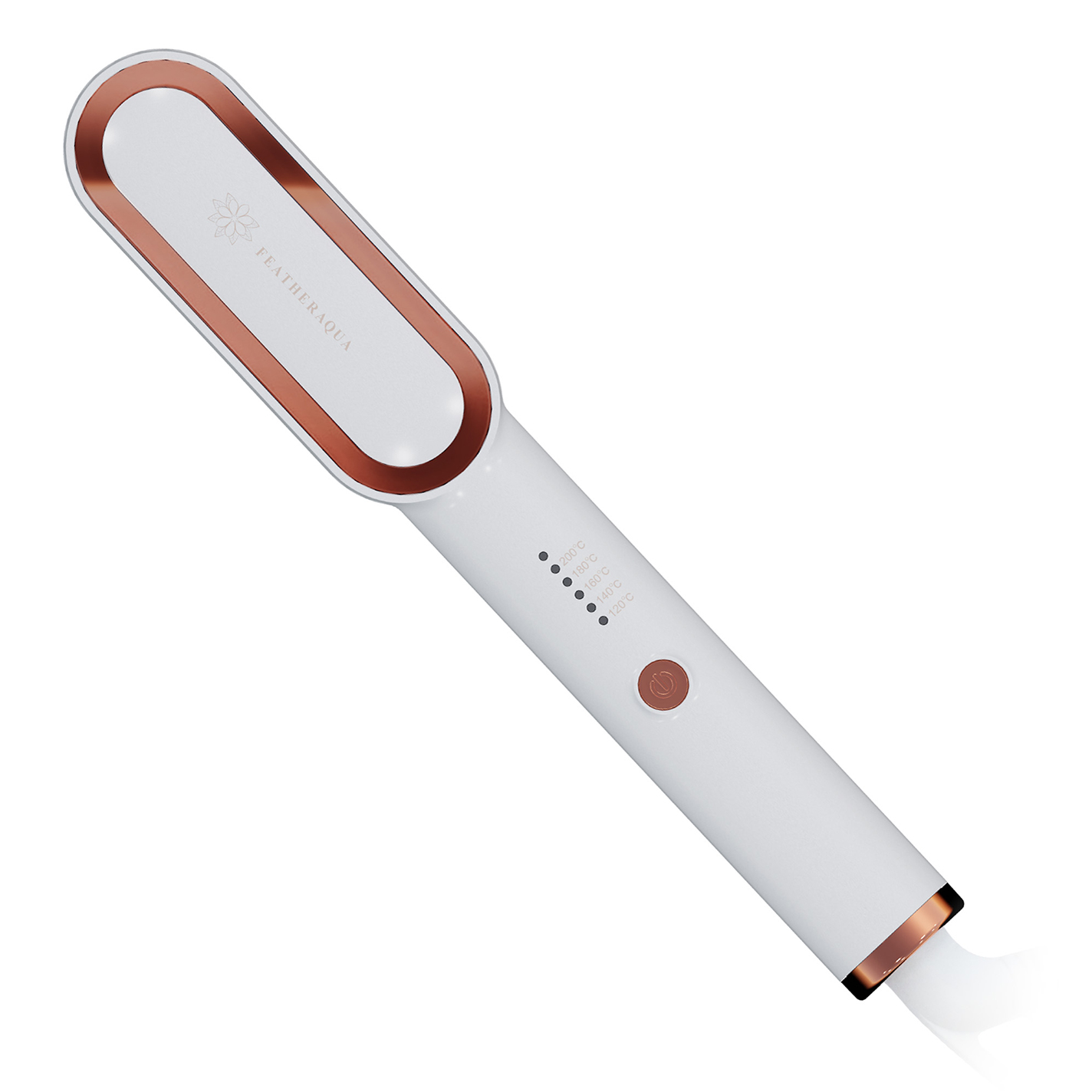 マイナスイオン ヒートブラシ ホワイト