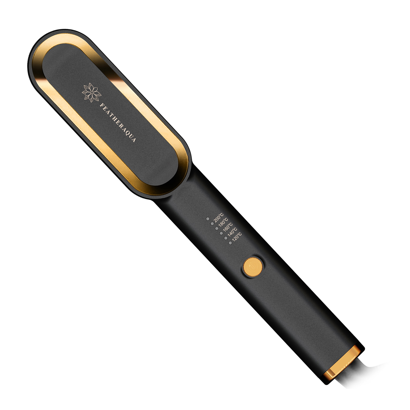 マイナスイオン ヒートブラシ ブラック