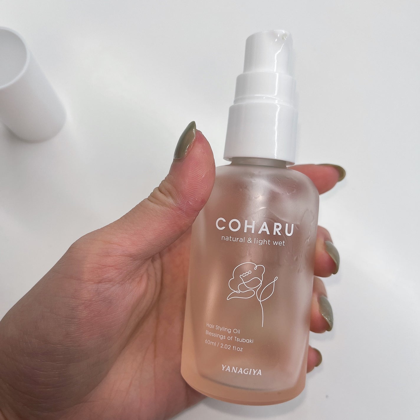 スタイリングオイル<ナチュラル&ライトウェット>/COHARU/ヘアオイルを使ったクチコミ(3枚目)