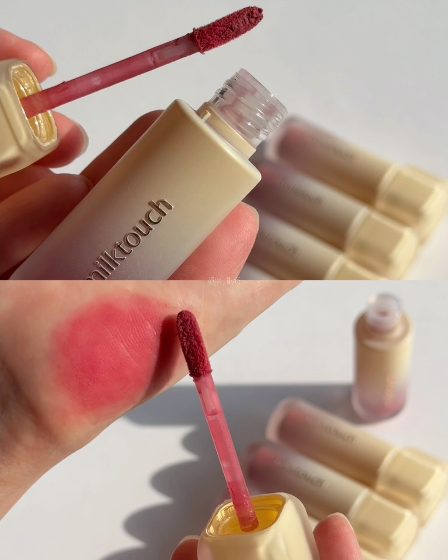 スプレッドフィットブラーティント 05 メロウファジー/Milk Touch/リップティントを使ったクチコミ（2枚目）