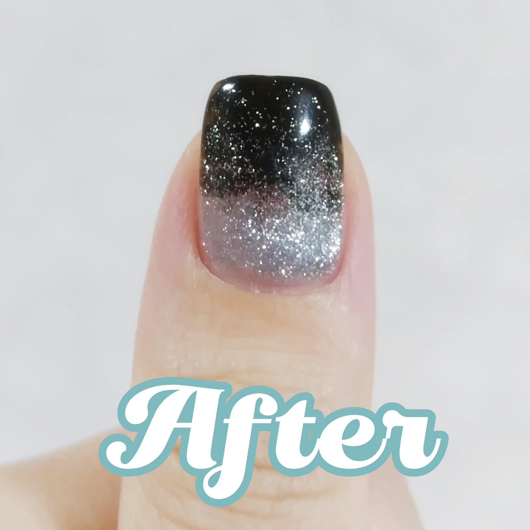 gene TOKYO ネイル ブラック/DAISO/マニキュアを使ったクチコミ（2枚目）