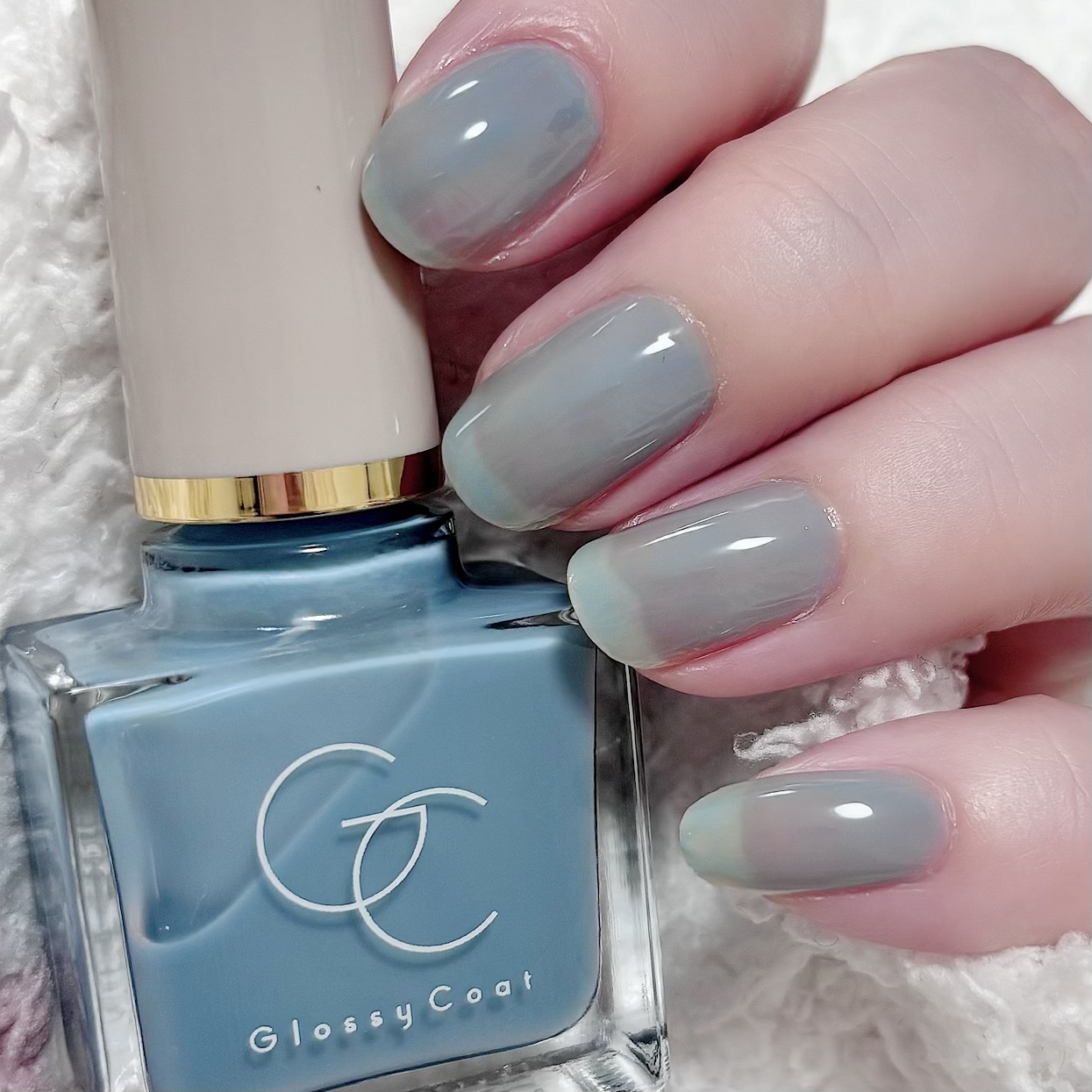 グロッシーコート バーガンディ【旧】/スキューズミー/オールインワンネイルを使ったクチコミ（2枚目）