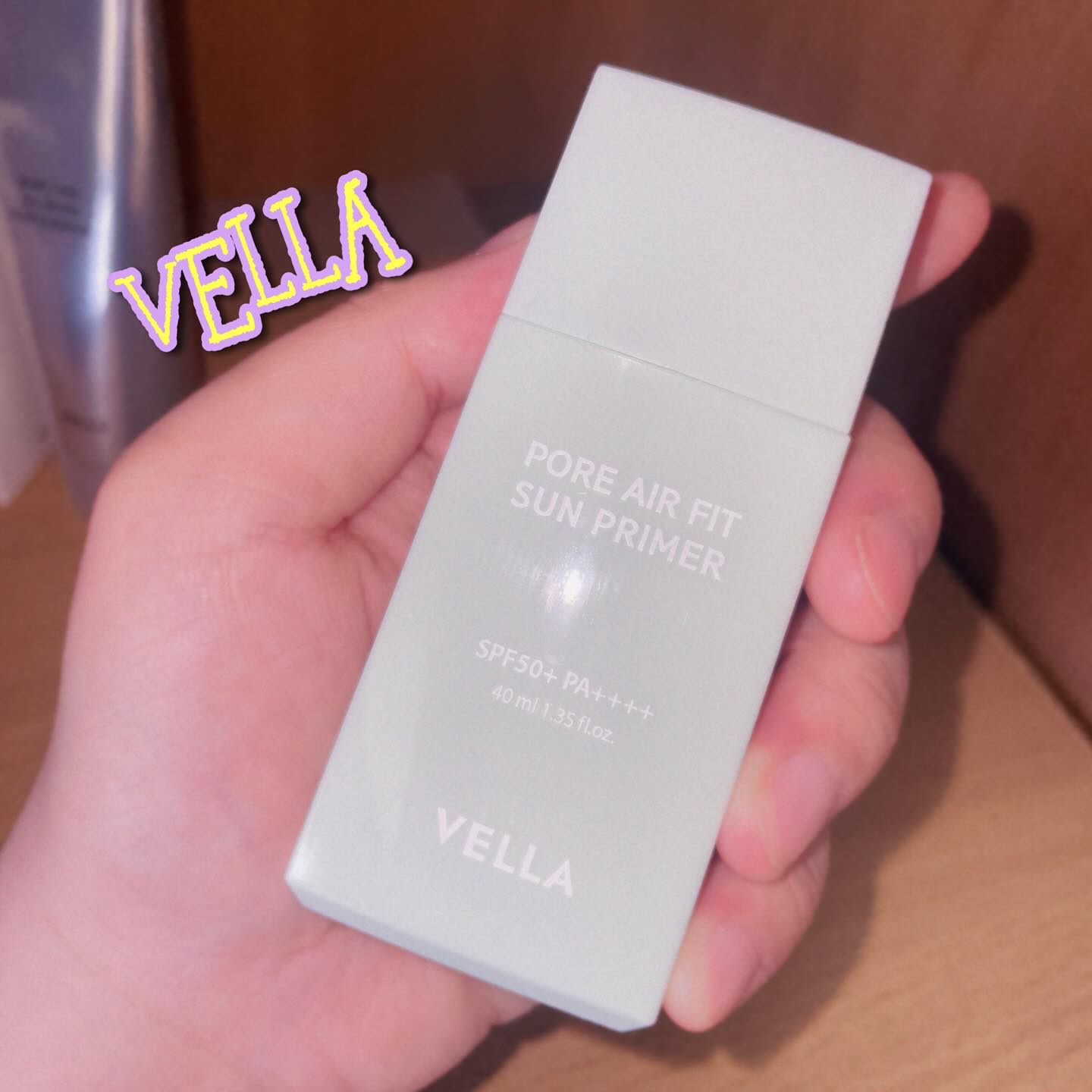 POREエアフィットサンプライマー/VELLA/日焼け止めクリームを使ったクチコミ（1枚目）