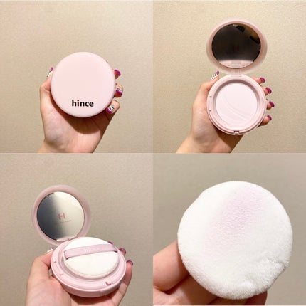 セカンドスキンエアリーパウダー/hince/プレストパウダーを使ったクチコミ(5枚目)