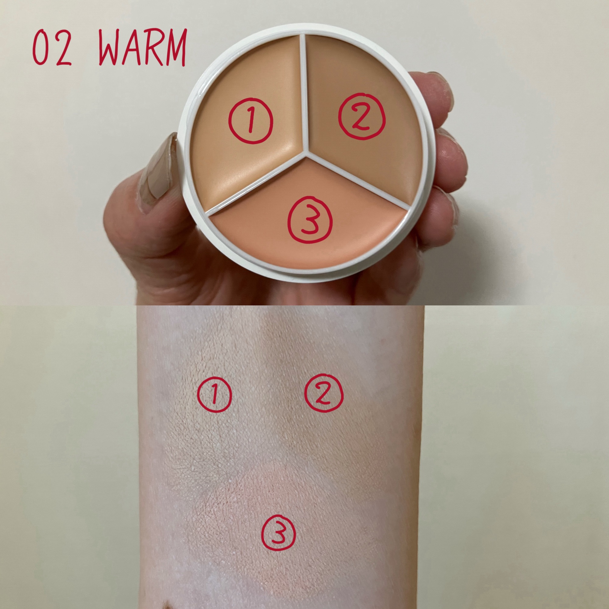 カバーアッププロコンシーラー/TFIT/パレットコンシーラーを使ったクチコミ（2枚目）