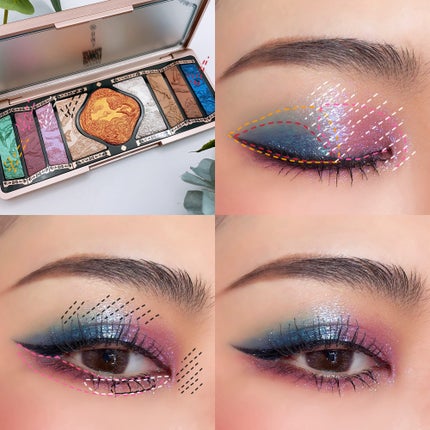 牡丹鏤月浮雕 百鳥朝鳳/花西子/アイシャドウパレットを使ったクチコミ(5枚目)