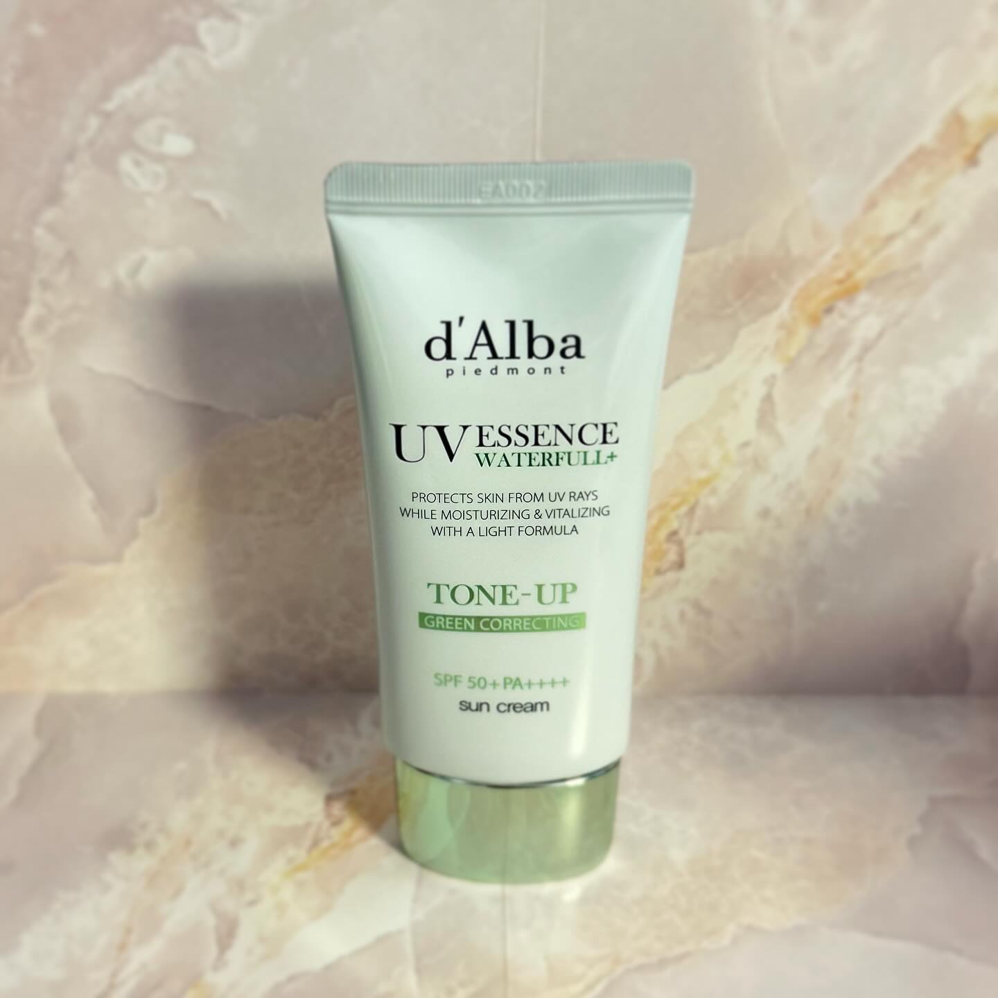 クリーンティーツリーリポソームトーンアップサンクリーム（グリーン）/ダルバ/日焼け止めクリームを使ったクチコミ（1枚目）