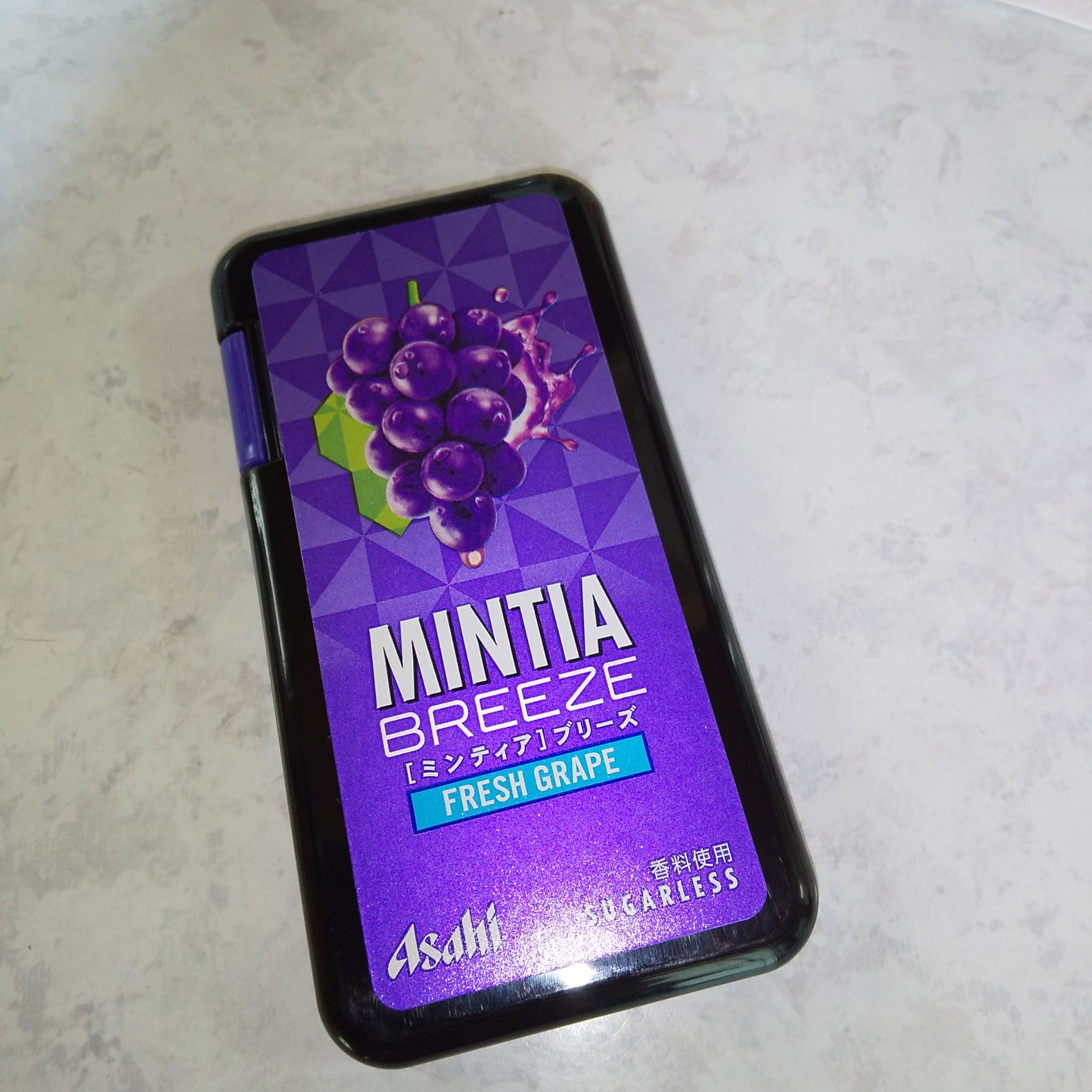 ミンティア ブリーズ フレッシュグレープ/アサヒグループ食品/バランス栄養食を使ったクチコミ（3枚目）