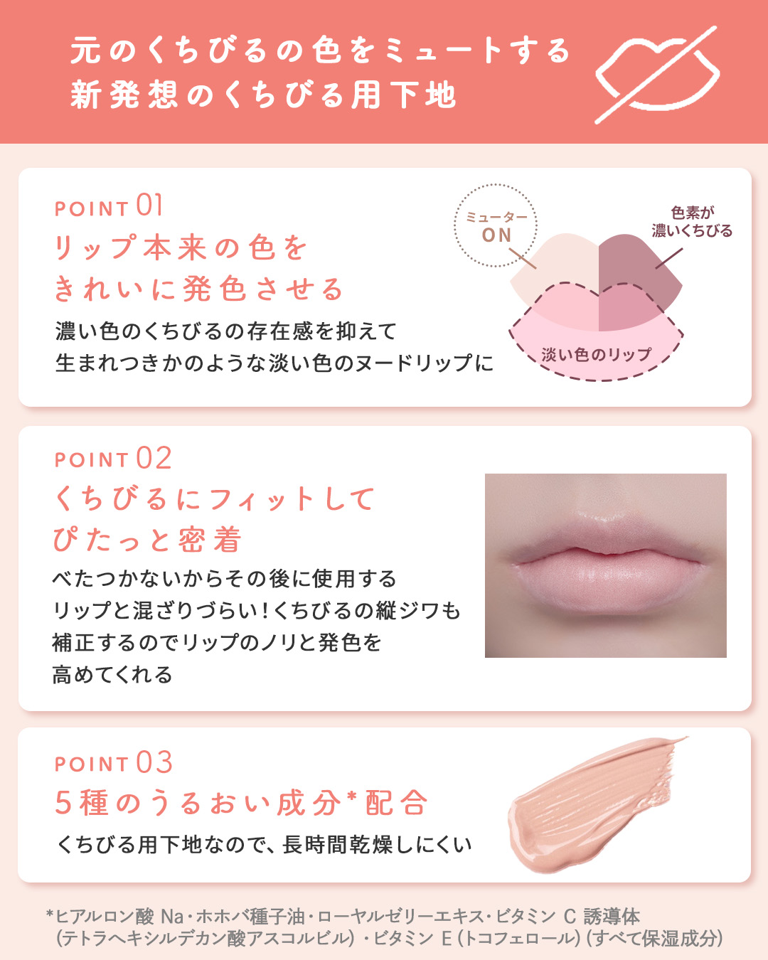 ヌードリップミューター/ナリスアップ/クリームコンシーラーを使ったクチコミ（3枚目）