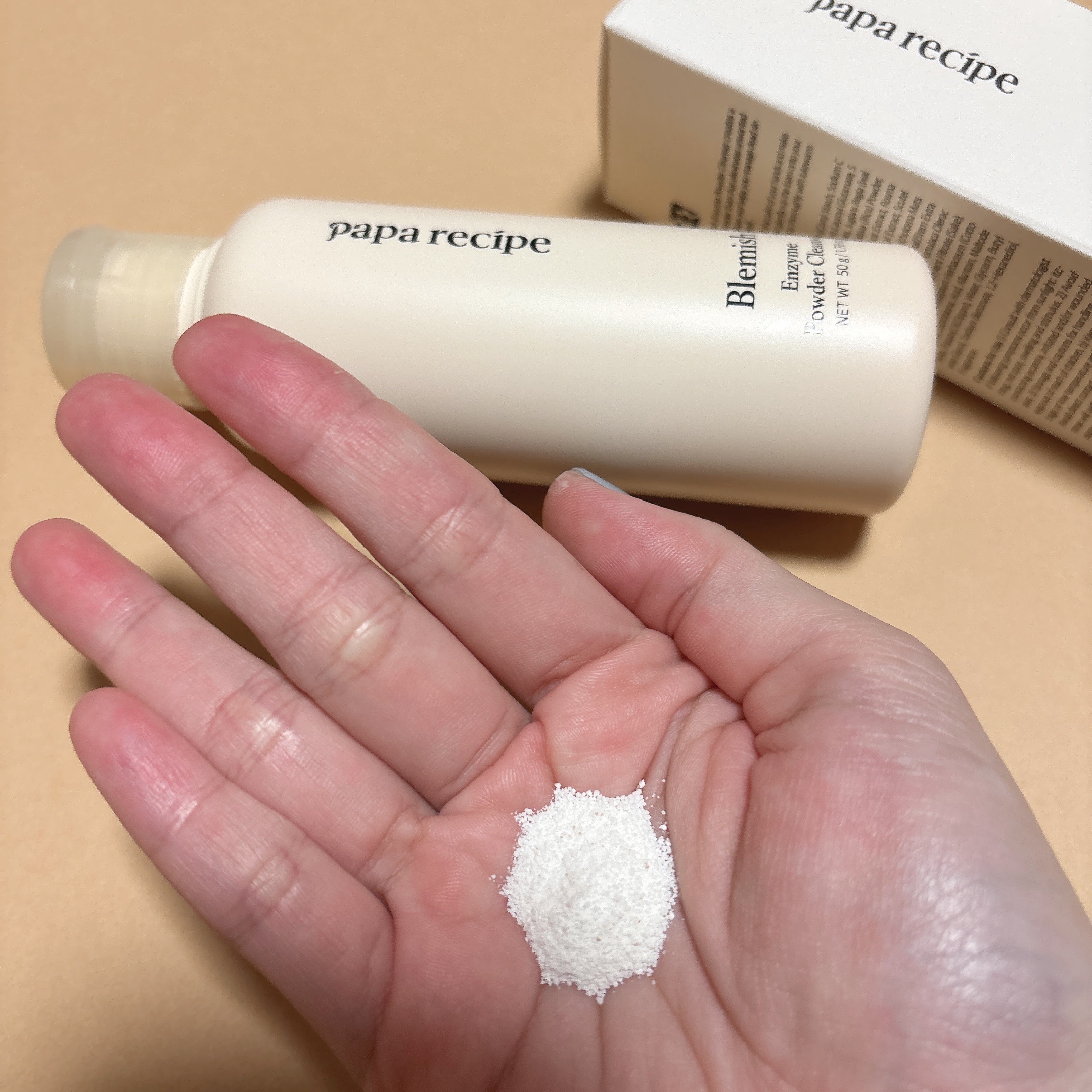 ブレミッシュ 酵素 洗顔パウダー/PAPA RECIPE/洗顔パウダーを使ったクチコミ（2枚目）