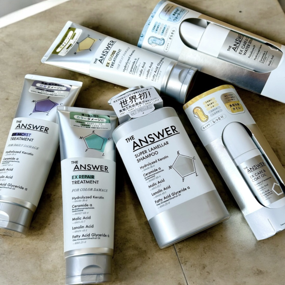 THE ANSWER EXケア＆コート オイル/THE ANSWER/ヘアオイルを使ったクチコミ（1枚目）