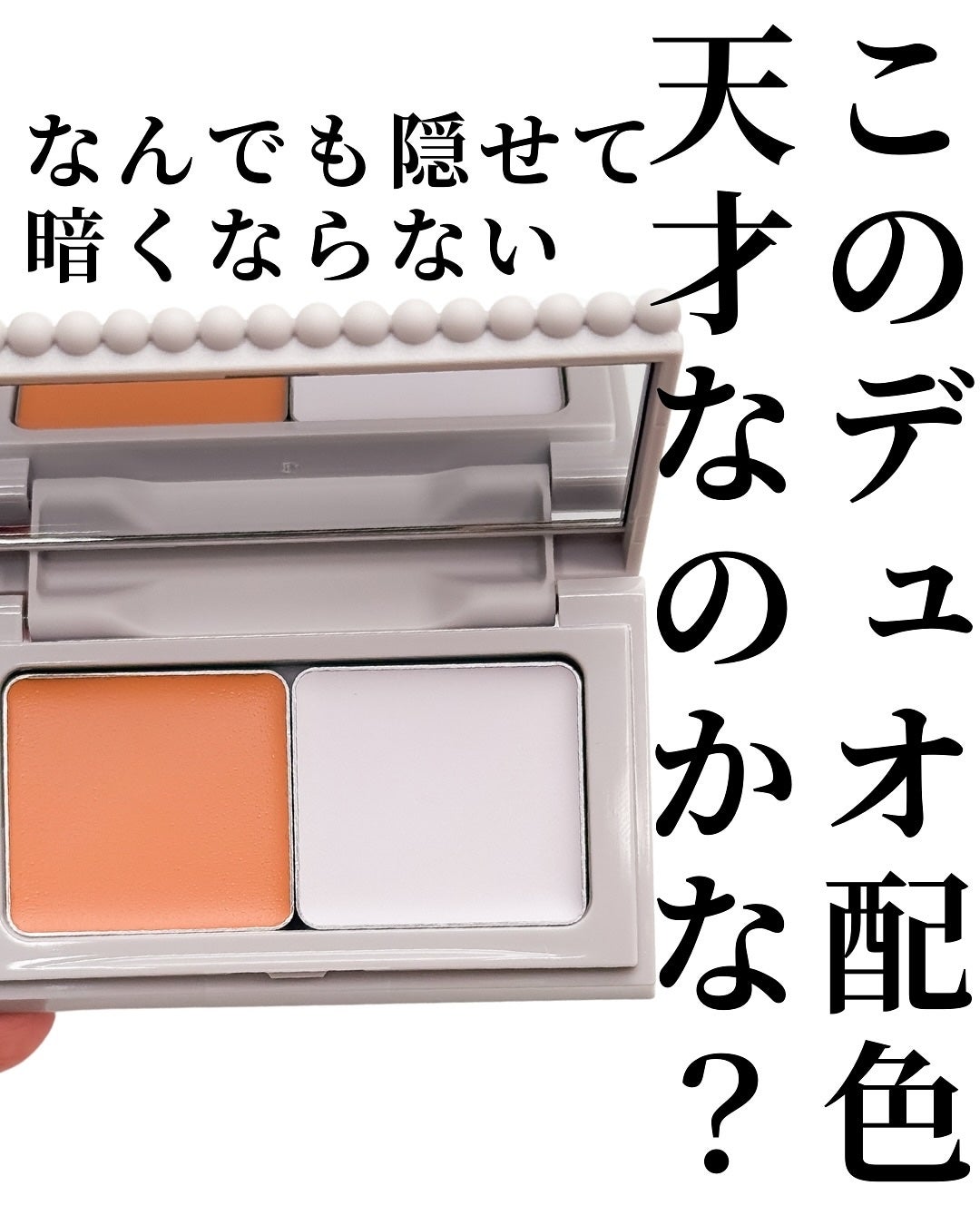 アルビオン スタジオ レイヤードトリック コンシーラー/ALBION/パレットコンシーラーを使ったクチコミ(2枚目)