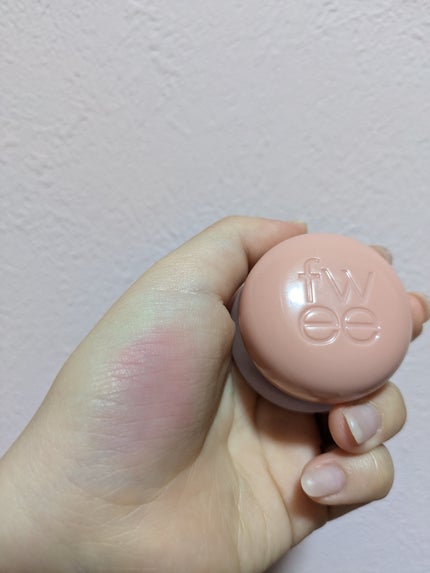 リップアンドチーク ブラーリープリンポット/fwee/口紅を使ったクチコミ(4枚目)