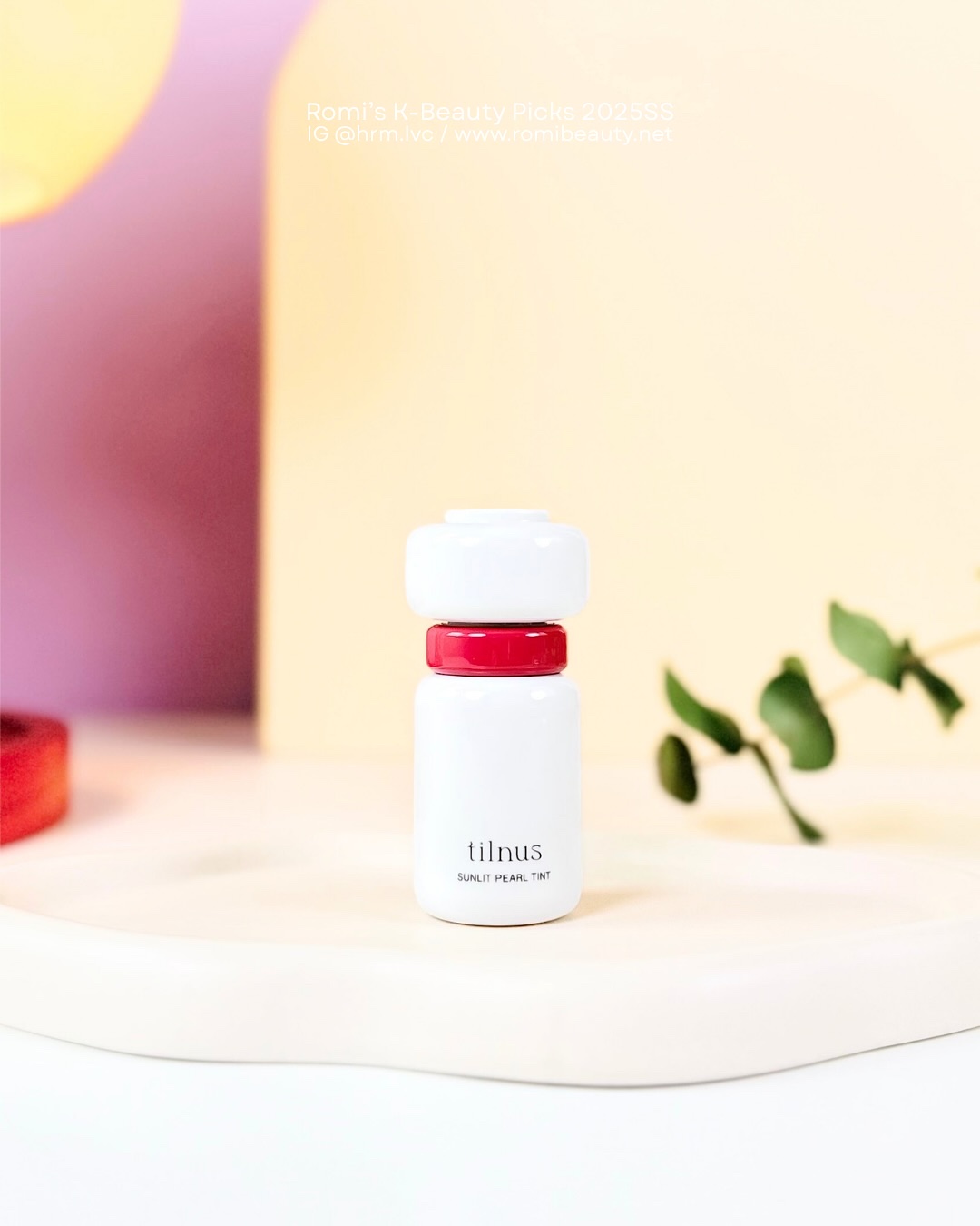 ティルナス サンリットパール ティント 09　ROSY AFTERNOON　ロージーアフタヌーン/tilnus/リップティントを使ったクチコミ（1枚目）