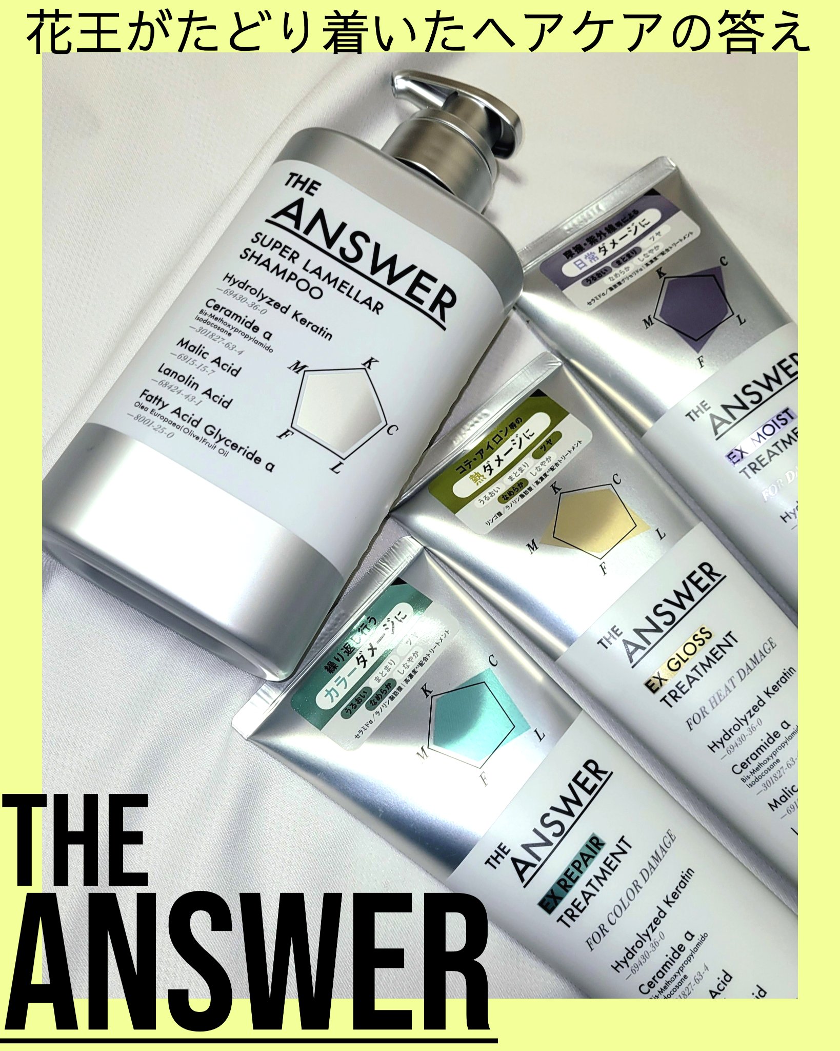 THE ANSWER EXグロストリートメント FOR HEAD DAMAGE/THE ANSWER/洗い流すヘアトリートメントを使ったクチコミ（1枚目）