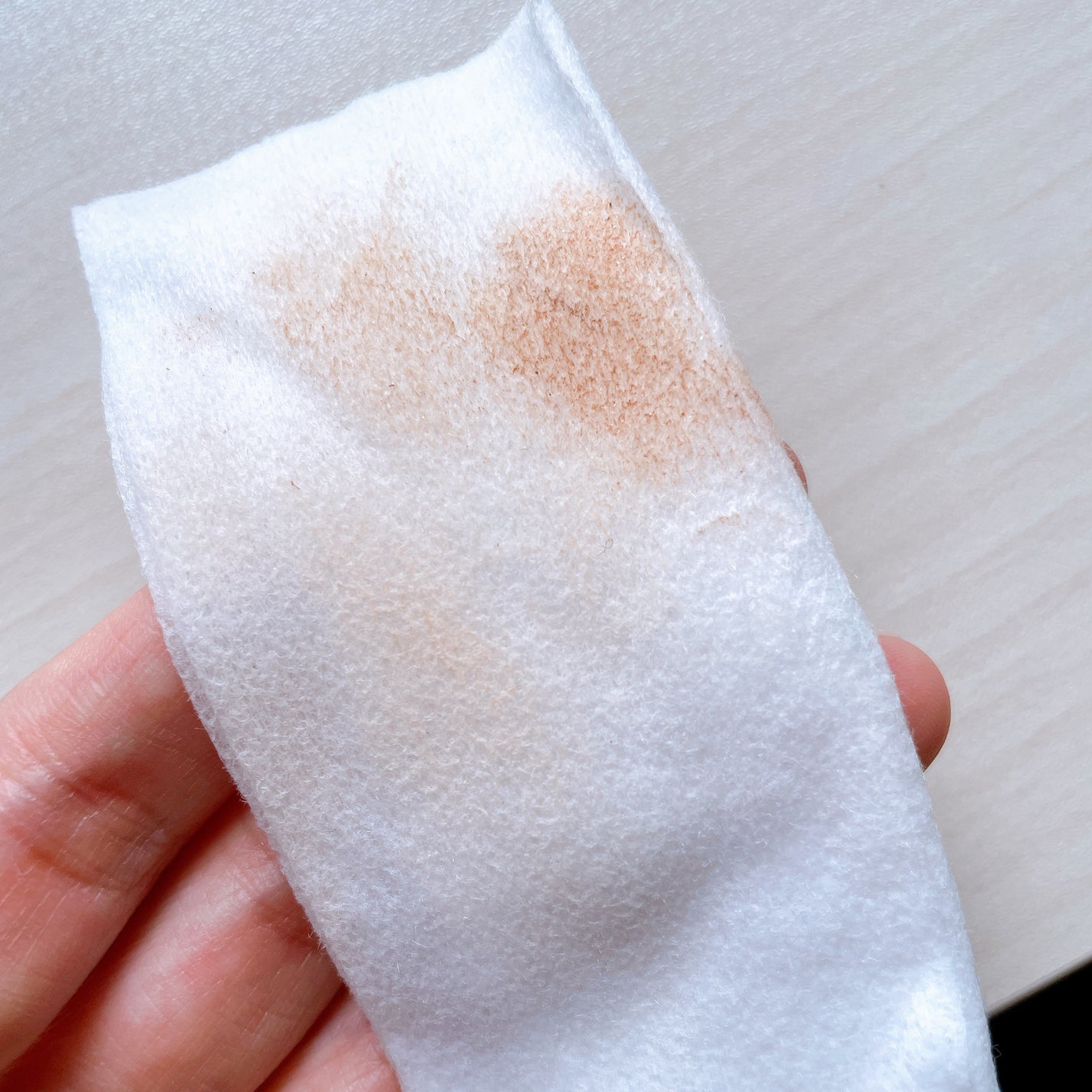 メイク落としシート/DAISO/クレンジングシートを使ったクチコミ(3枚目)