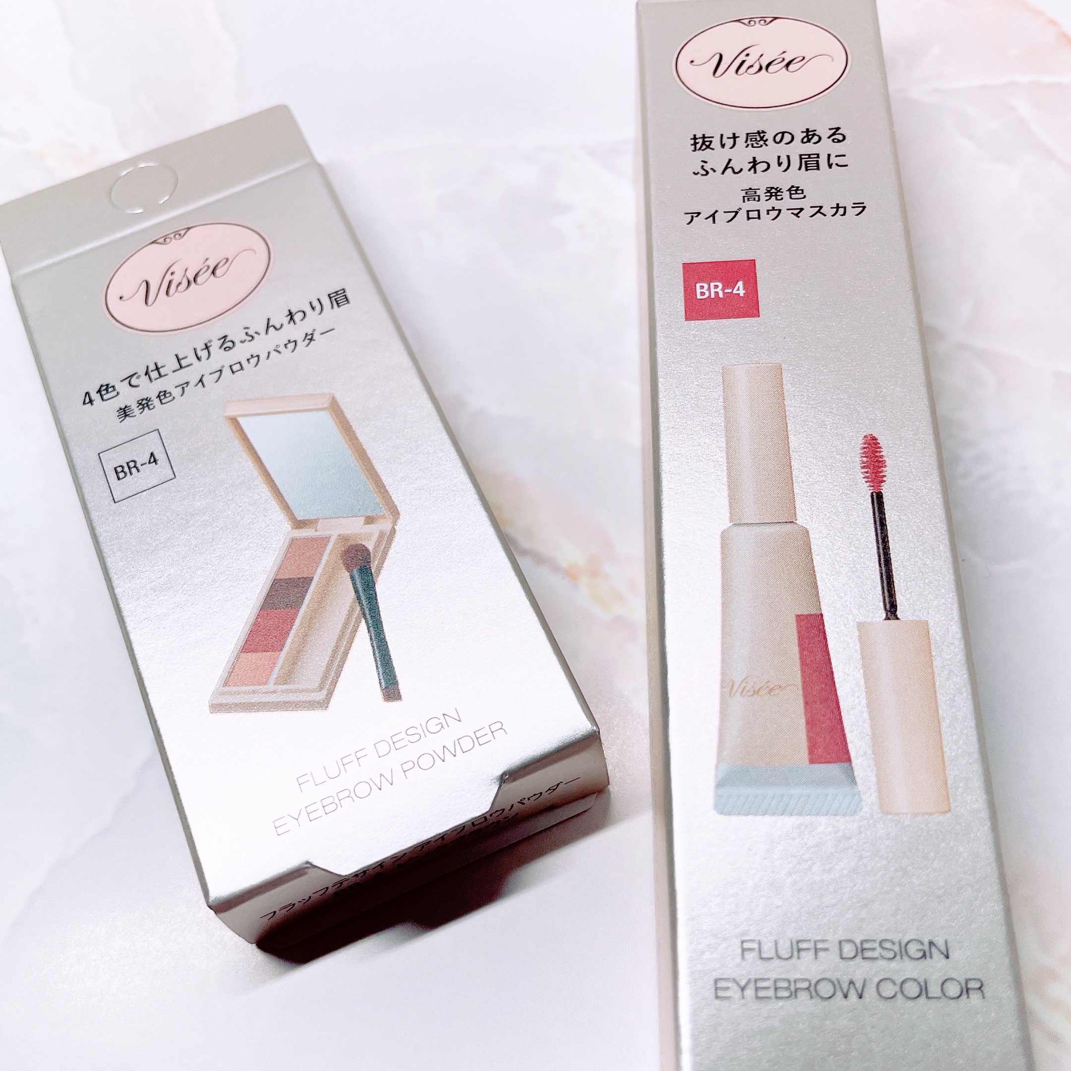 フラッフデザイン アイブロウカラー/Visée/眉マスカラを使ったクチコミ（2枚目）