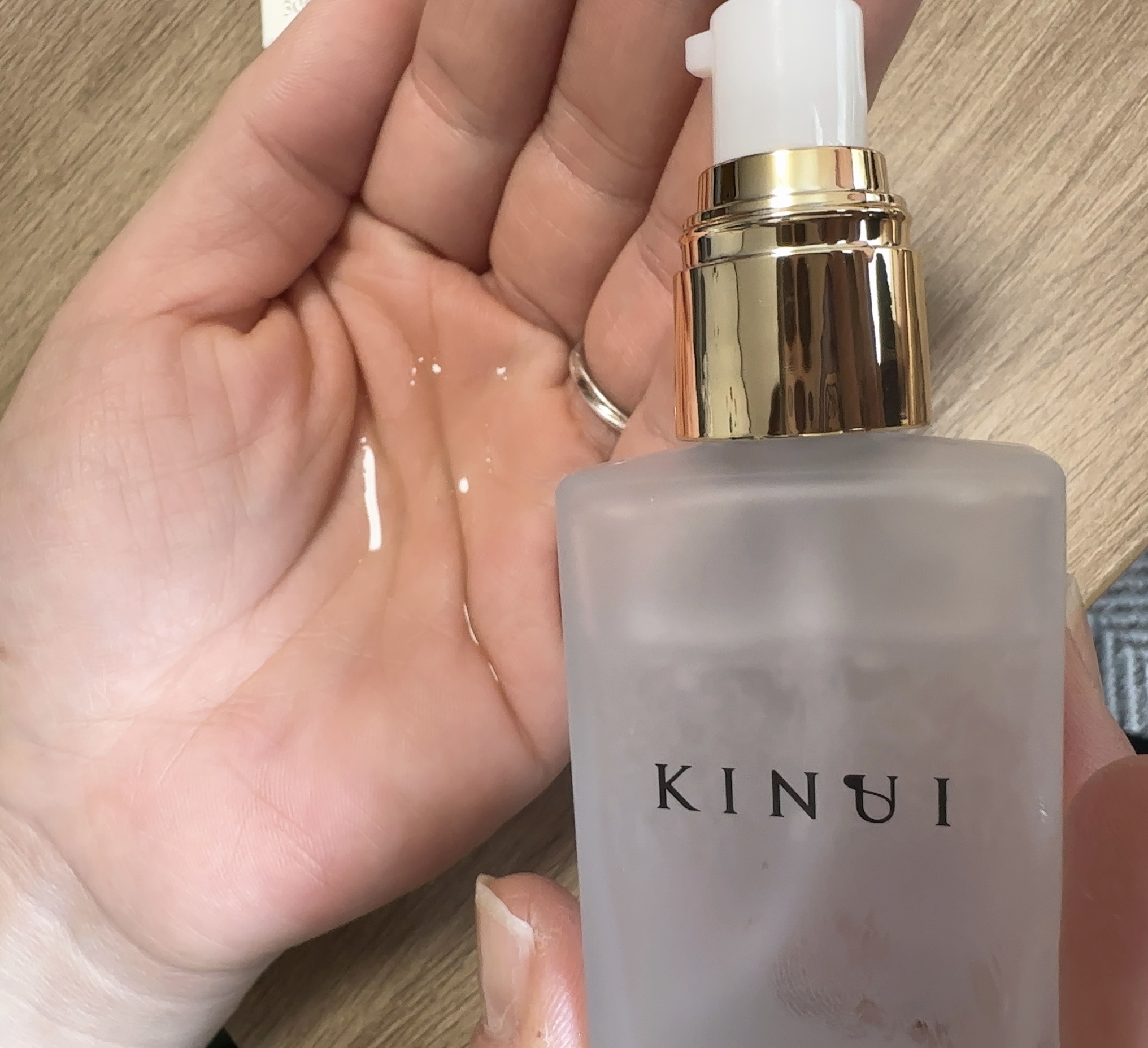 KINUI タマヌピュアオイルセラム/KINUI/美容液を使ったクチコミ（2枚目）