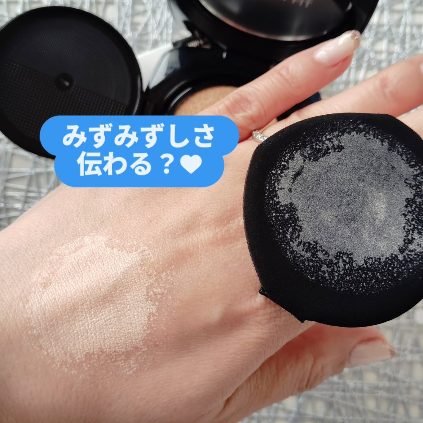 レイヤリングフィット グロークッションEX/TFIT/クッションファンデーションを使ったクチコミ(4枚目)