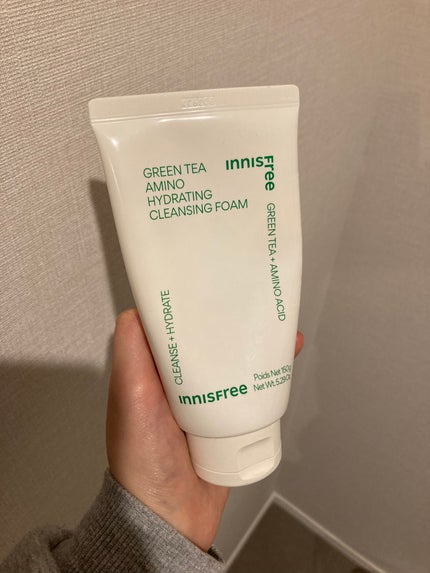 グリーンティー アミノ クレンジングフォーム/innisfree/洗顔フォームを使ったクチコミ(1枚目)