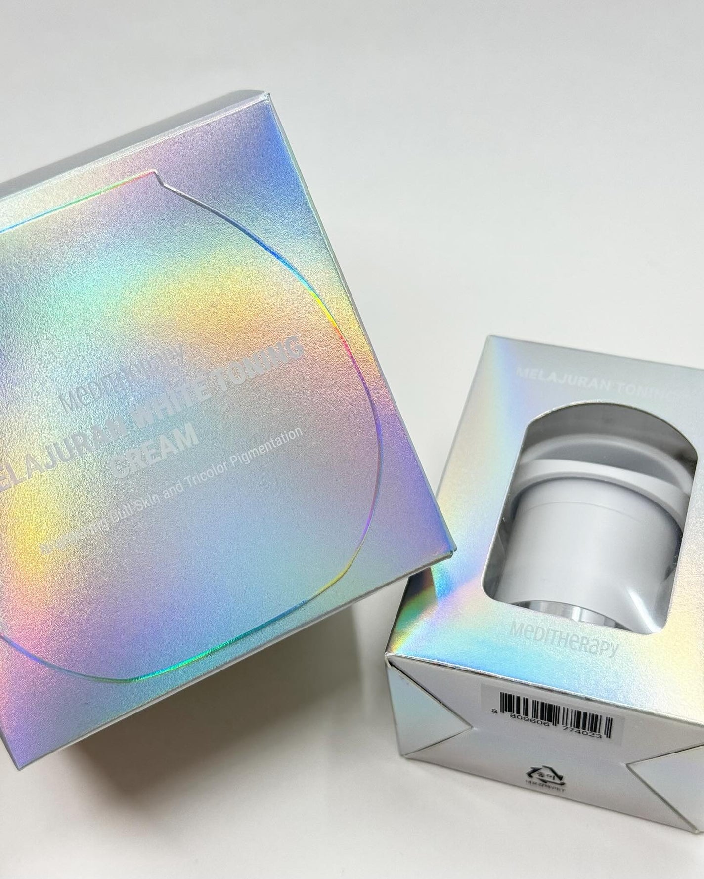 メラジュランホワイトトーニングクリーム&EMS美顔器/MEDITHERAPY/その他スキンケアを使ったクチコミ(2枚目)