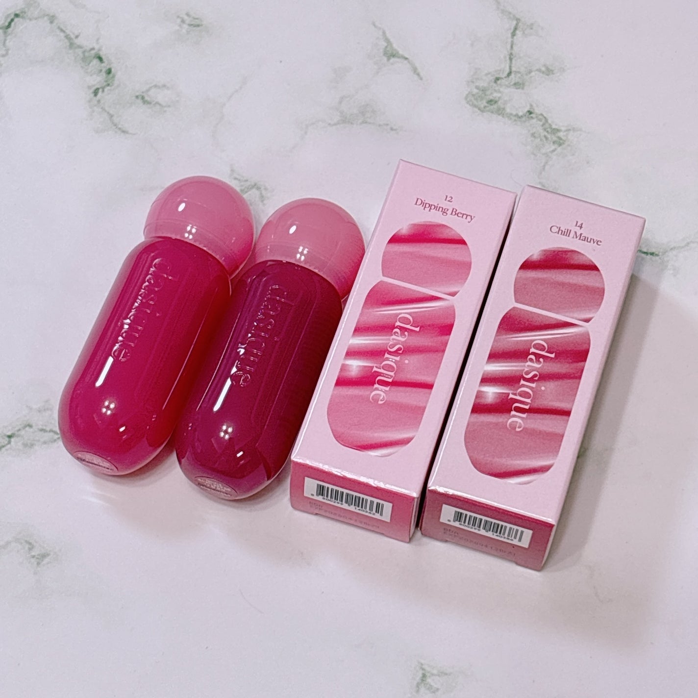 ジューシーデューイグロウティント/dasique/リップティントを使ったクチコミ(4枚目)