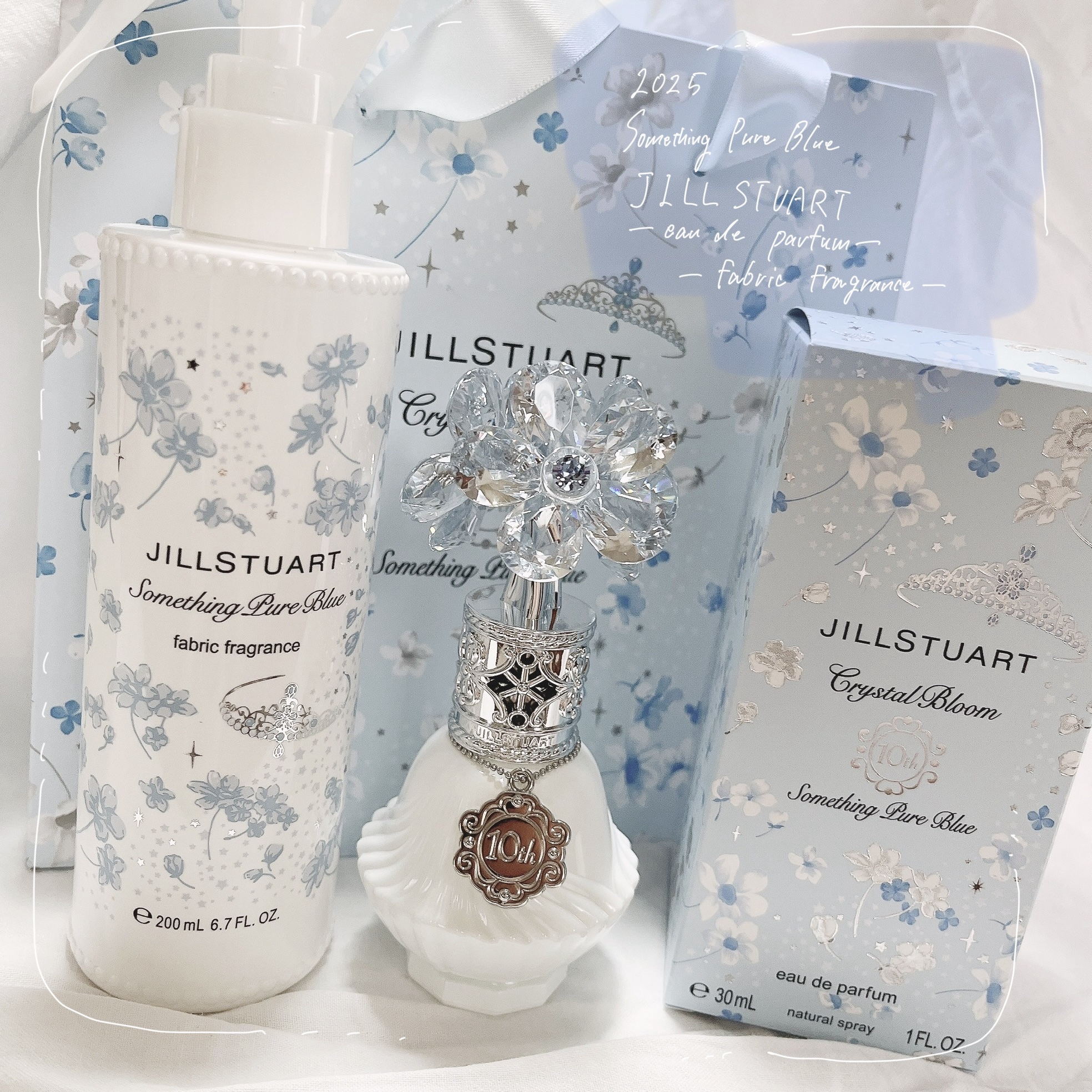 ジルスチュアート クリスタルブルーム サムシングピュアブルー  オードパルファン 10周年限定デザイン/JILL STUART/香水(レディース)を使ったクチコミ（1枚目）