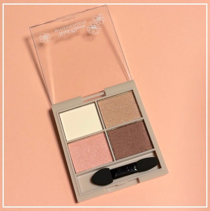 &. Wチャーム アイシャドウ2スタイルカラーパレット/DAISO/アイシャドウパレットを使ったクチコミ(3枚目)