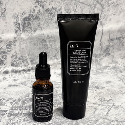 ミッドナイトブルーカーミングクリーム/Klairs/フェイスクリームを使ったクチコミ(8枚目)