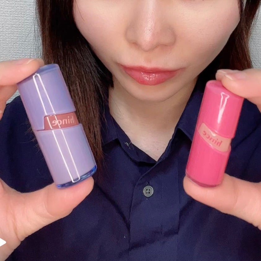 ロウグロウジェルティント/hince/リップティントを使ったクチコミ(2枚目)