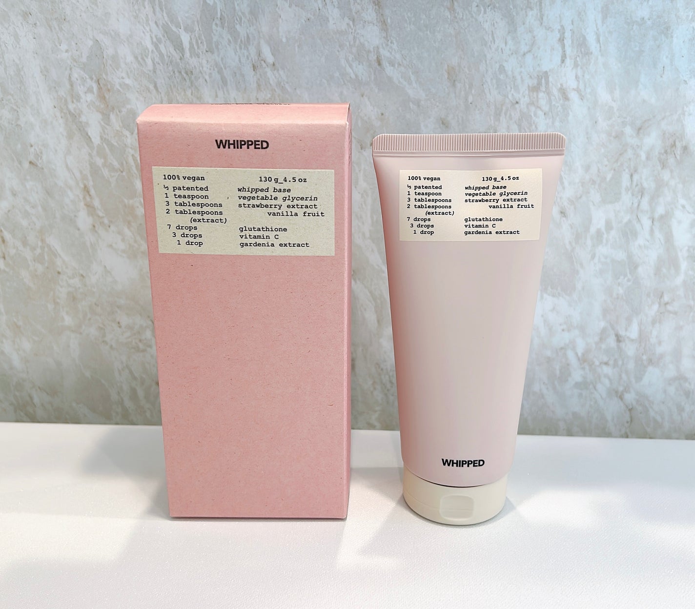 タルバヴィーガンパッククレンザーチューブ WHIPPED