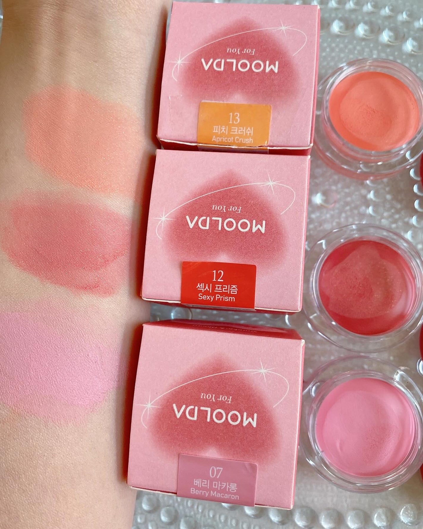 モイスチャーベール マルチユースブラッシャー/MOOLDA/ジェル・クリームチークを使ったクチコミ(3枚目)