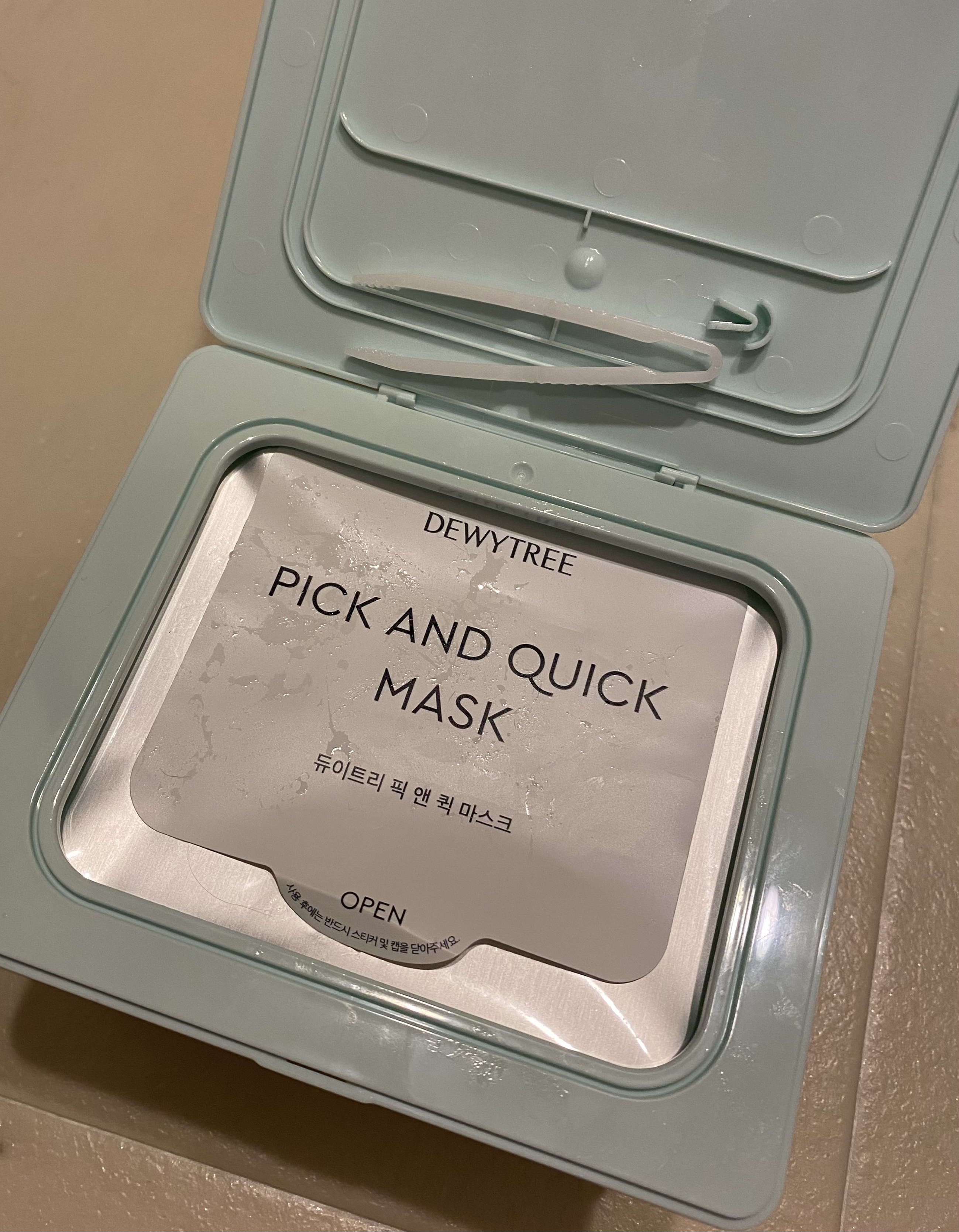 ピック&クイック モーニングむくみマスク/DEWYTREE/シートマスク・パックを使ったクチコミ（2枚目）