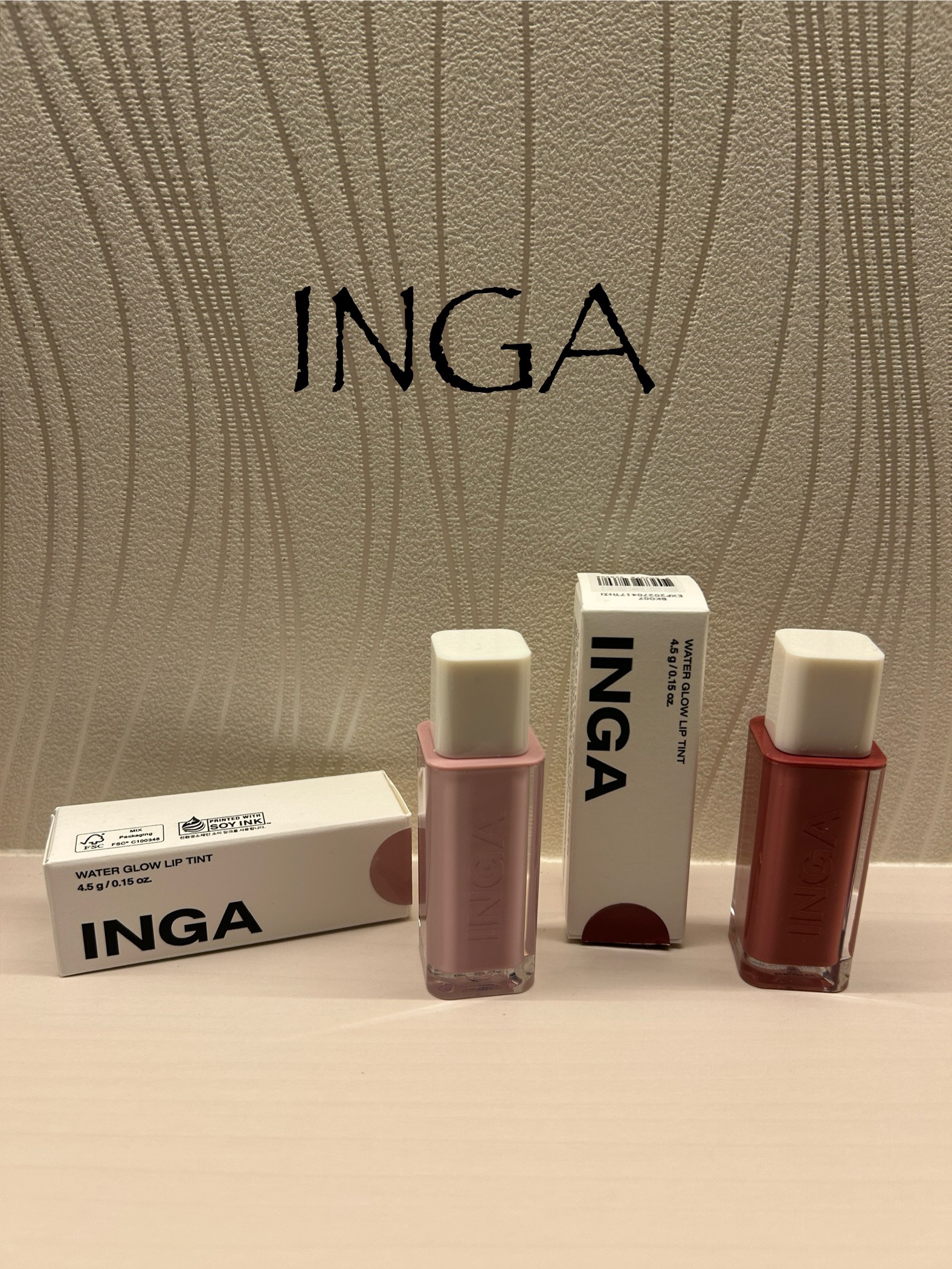 ウォーターグローリップティント/INGA/リップティントを使ったクチコミ（1枚目）